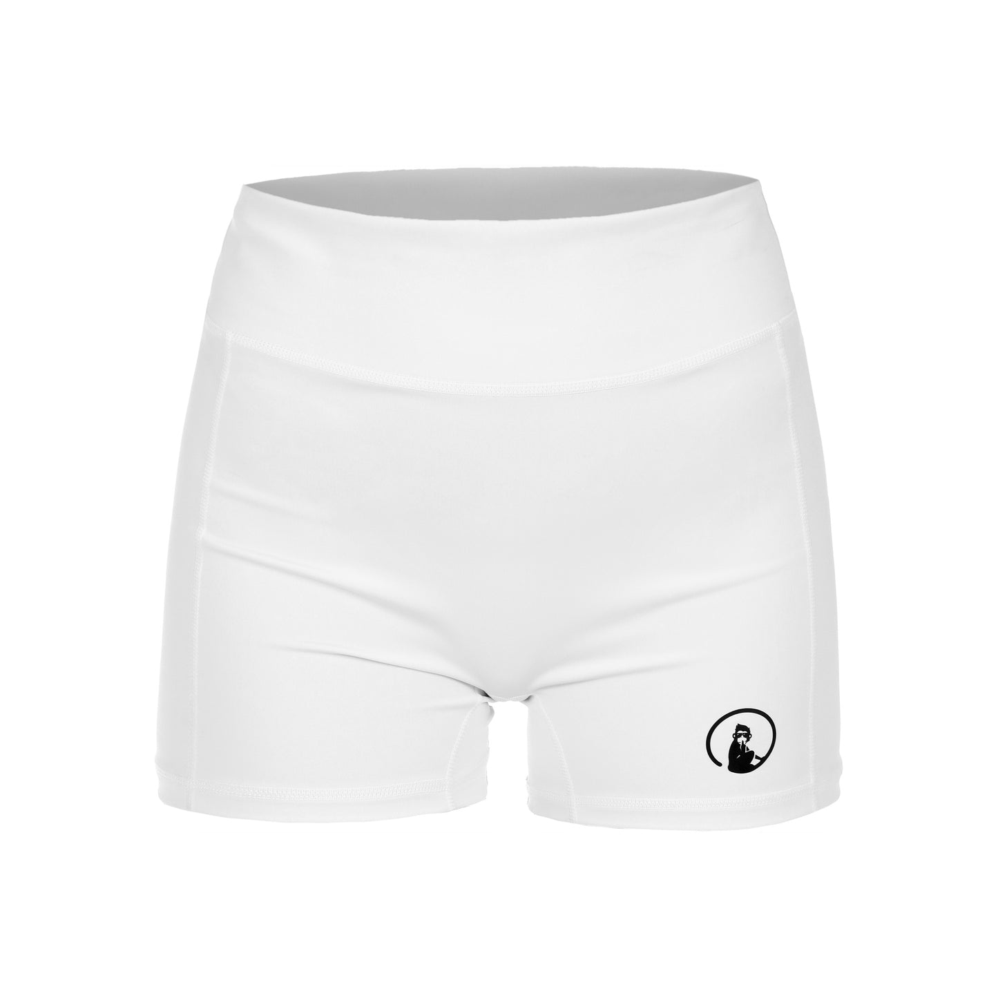 Quiet Please Break Ball Shorts Women-White,Black
