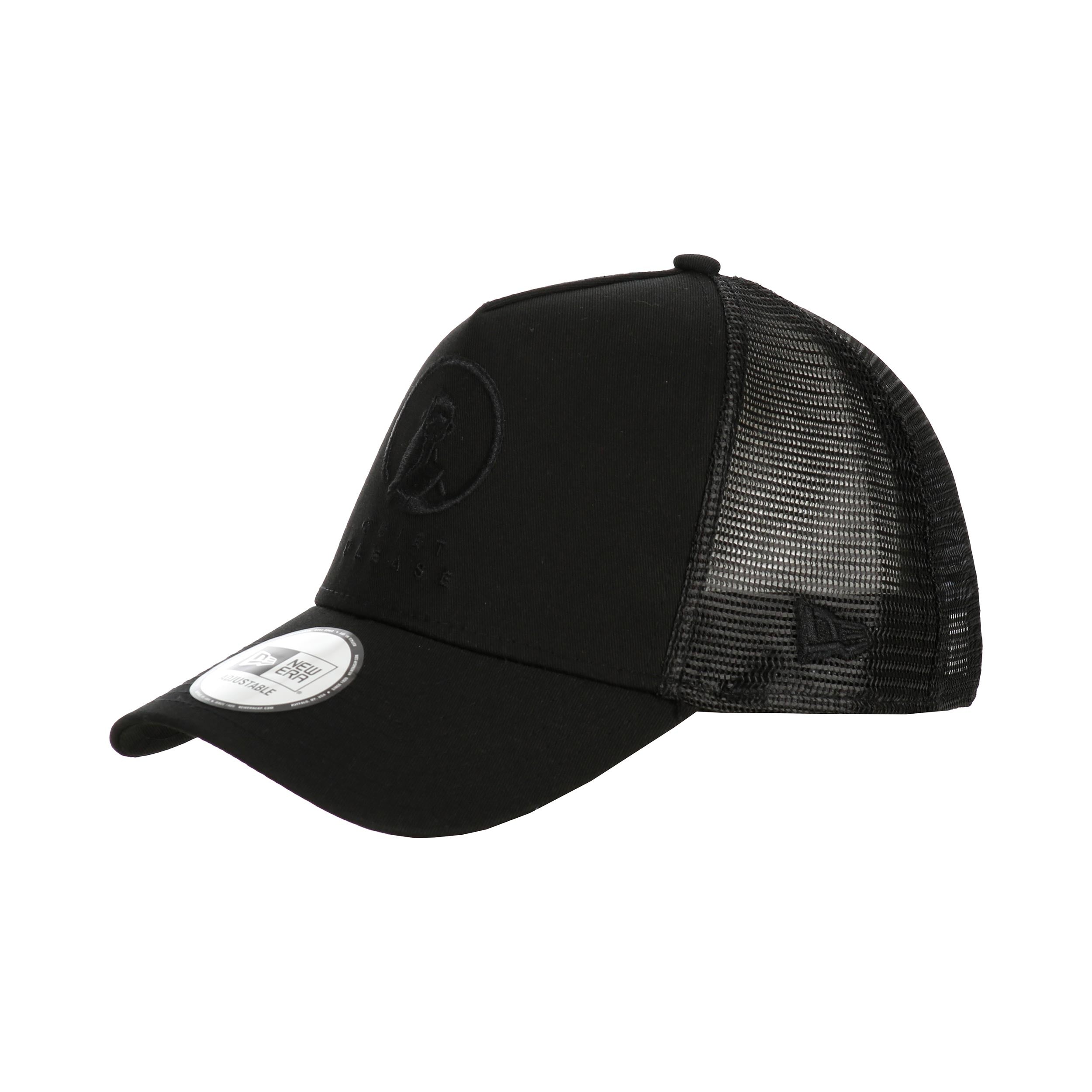 Quiet Please New Era Trucker Cap-Black