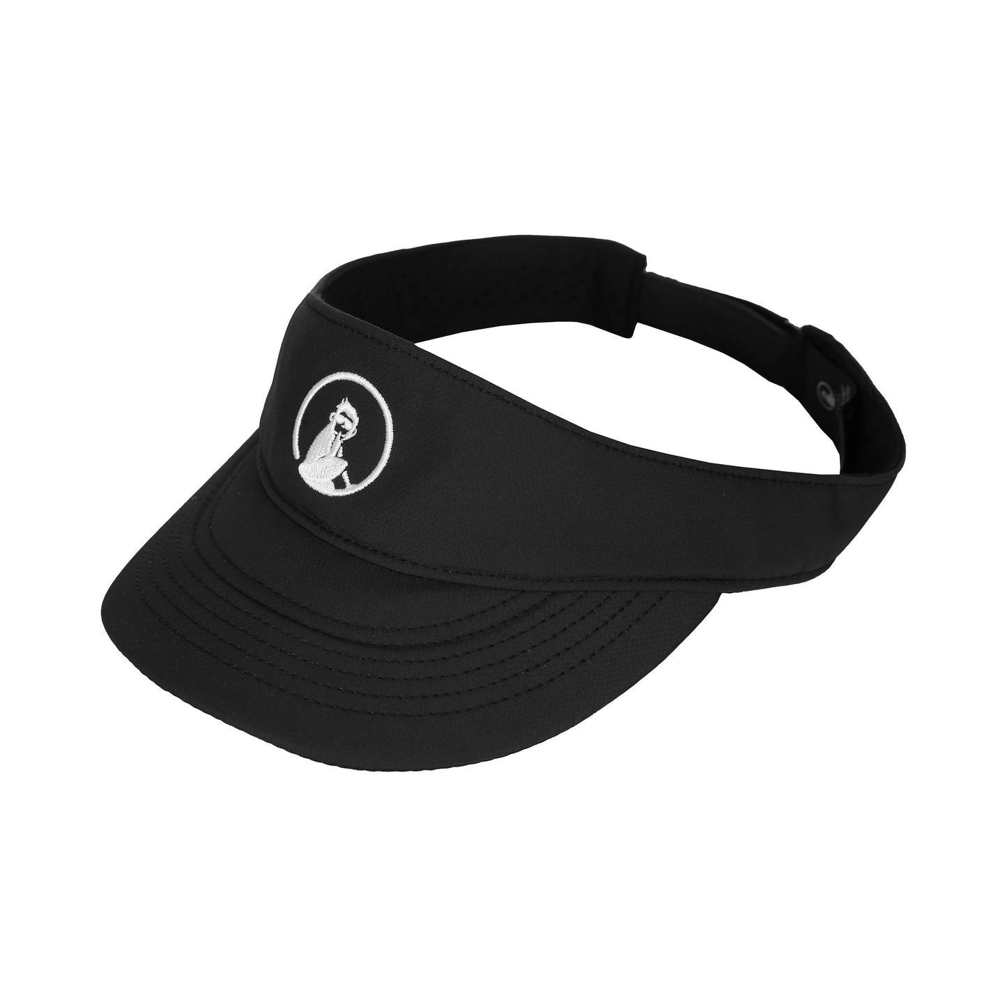 Quiet Please Court Performance Visor Women-black,white