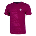 Receiver Embossed T-Shirt Men-berry, white