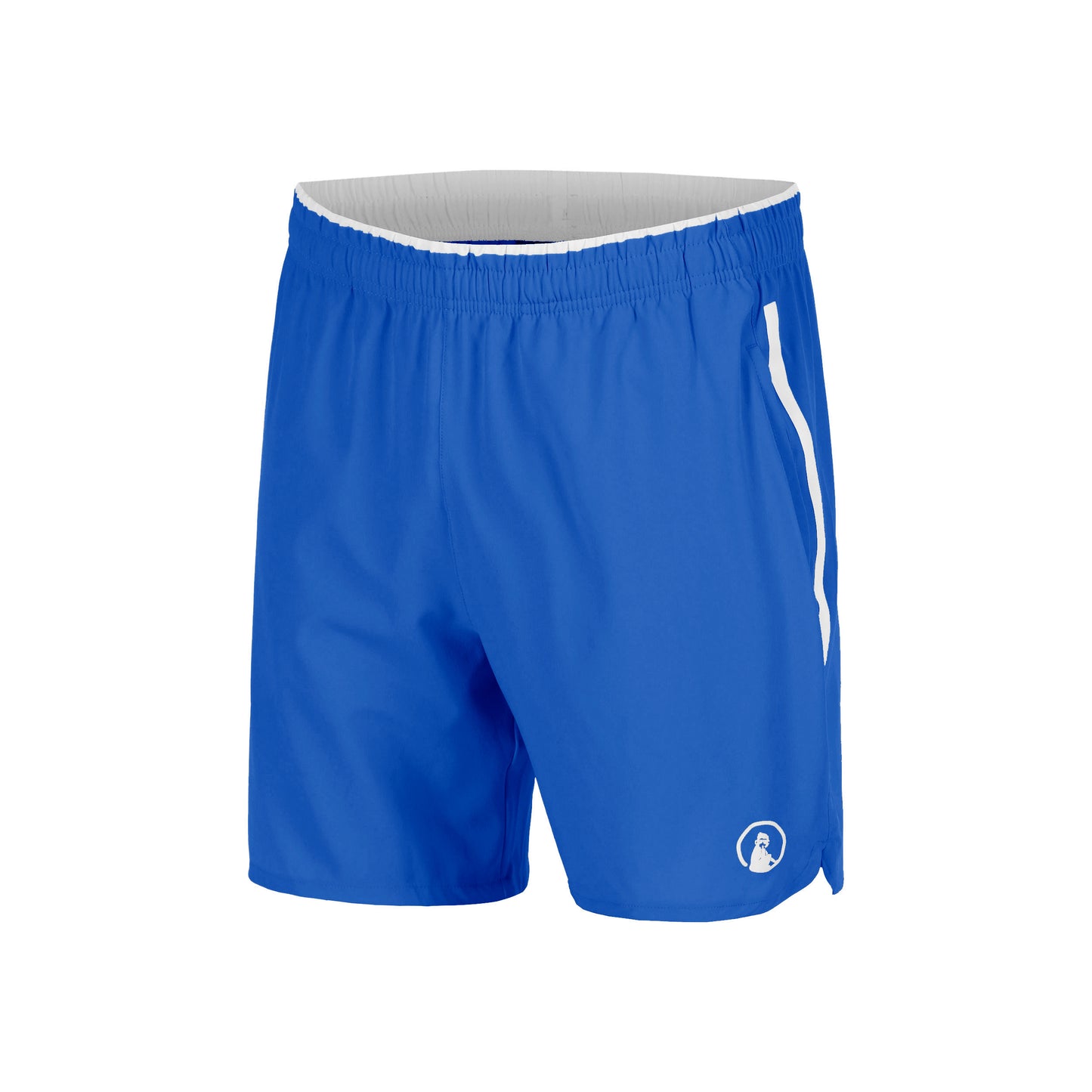 Quiet Please Drop 7in Shorts Men - blue, white