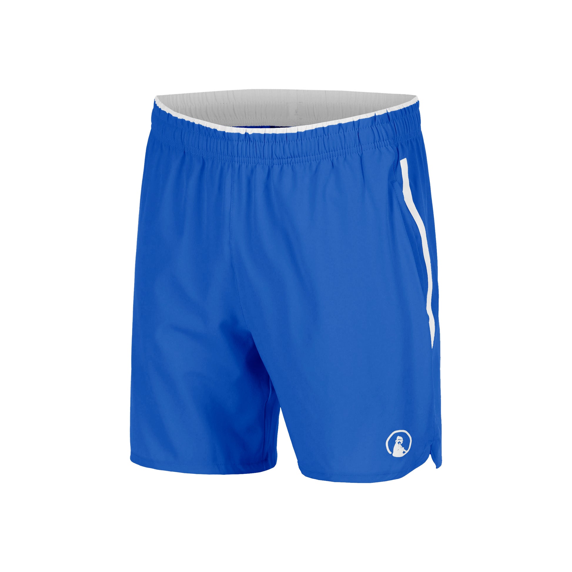 Quiet Please Drop 7in Shorts Men - blue, white