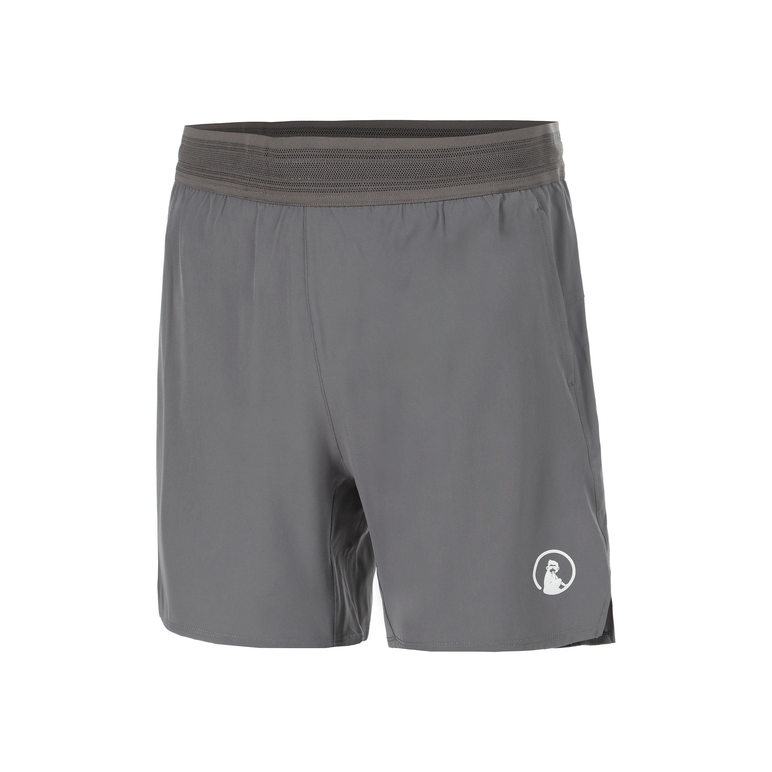 Quiet Please Challenger 2in1s 7in Shorts Men - grey, white