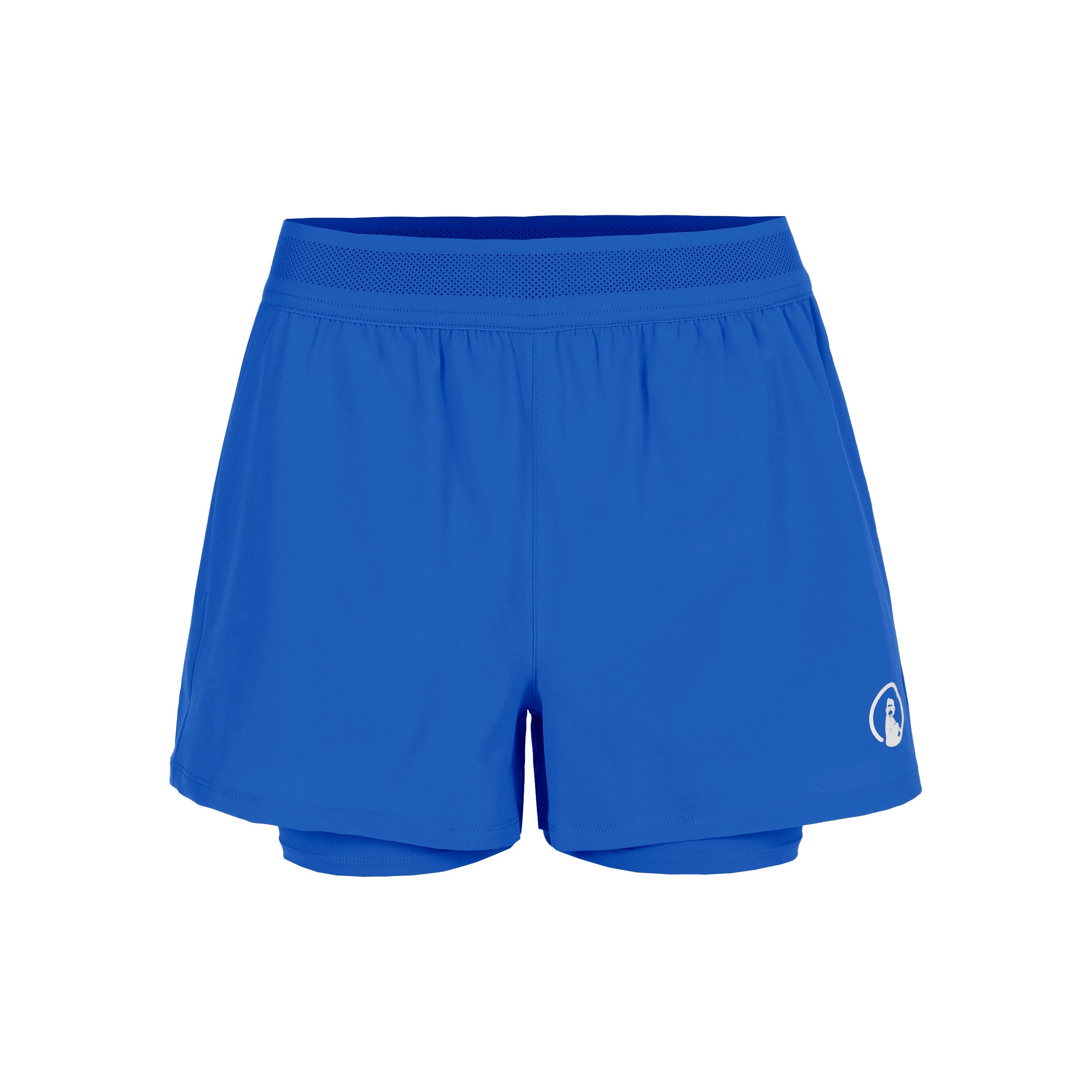 Quiet Please Rematch 2in1 Shorts Women - blue, white