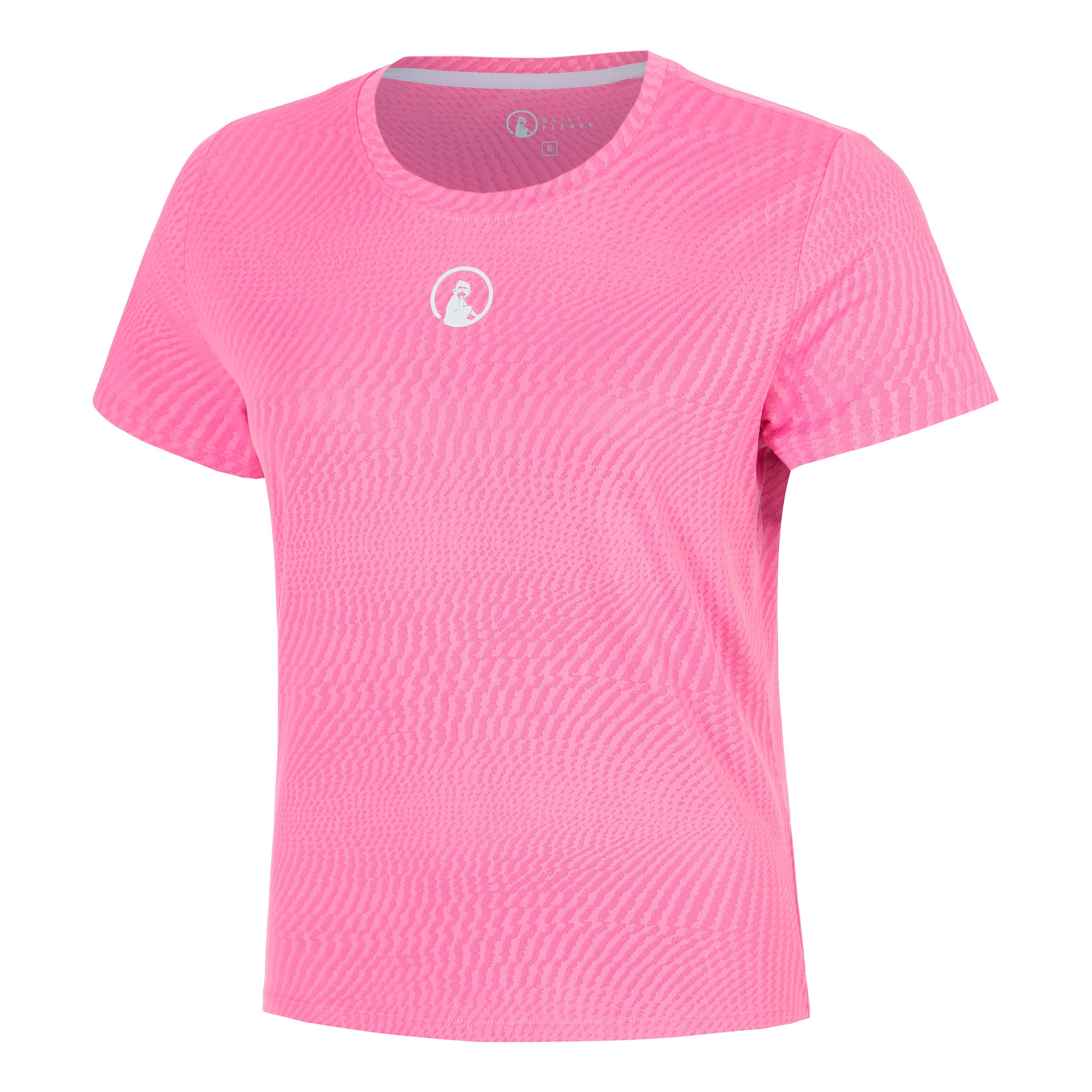 Quiet Please Spin T-Shirt Women - pink, white