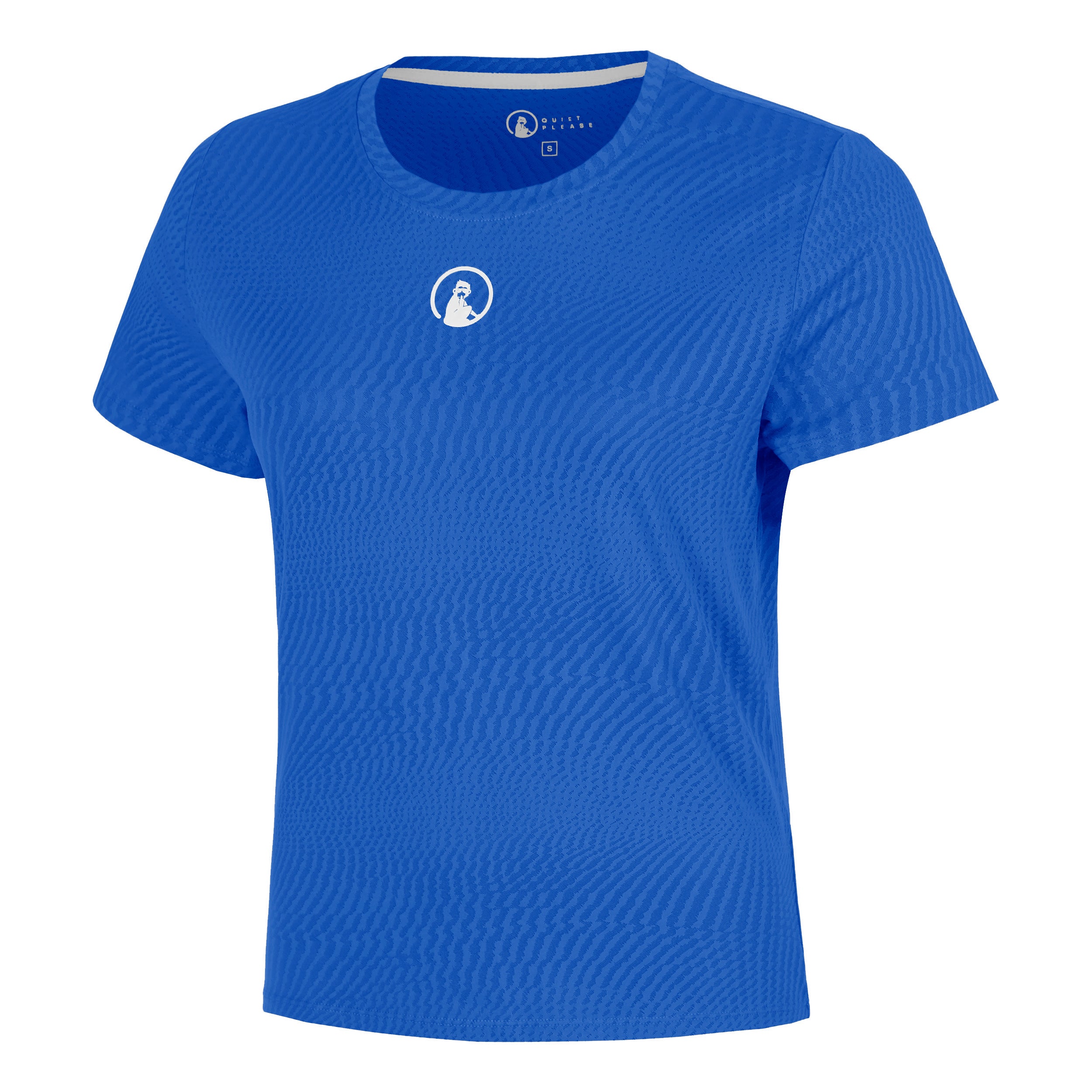 Quiet Please Spin T-Shirt Women - blue, white