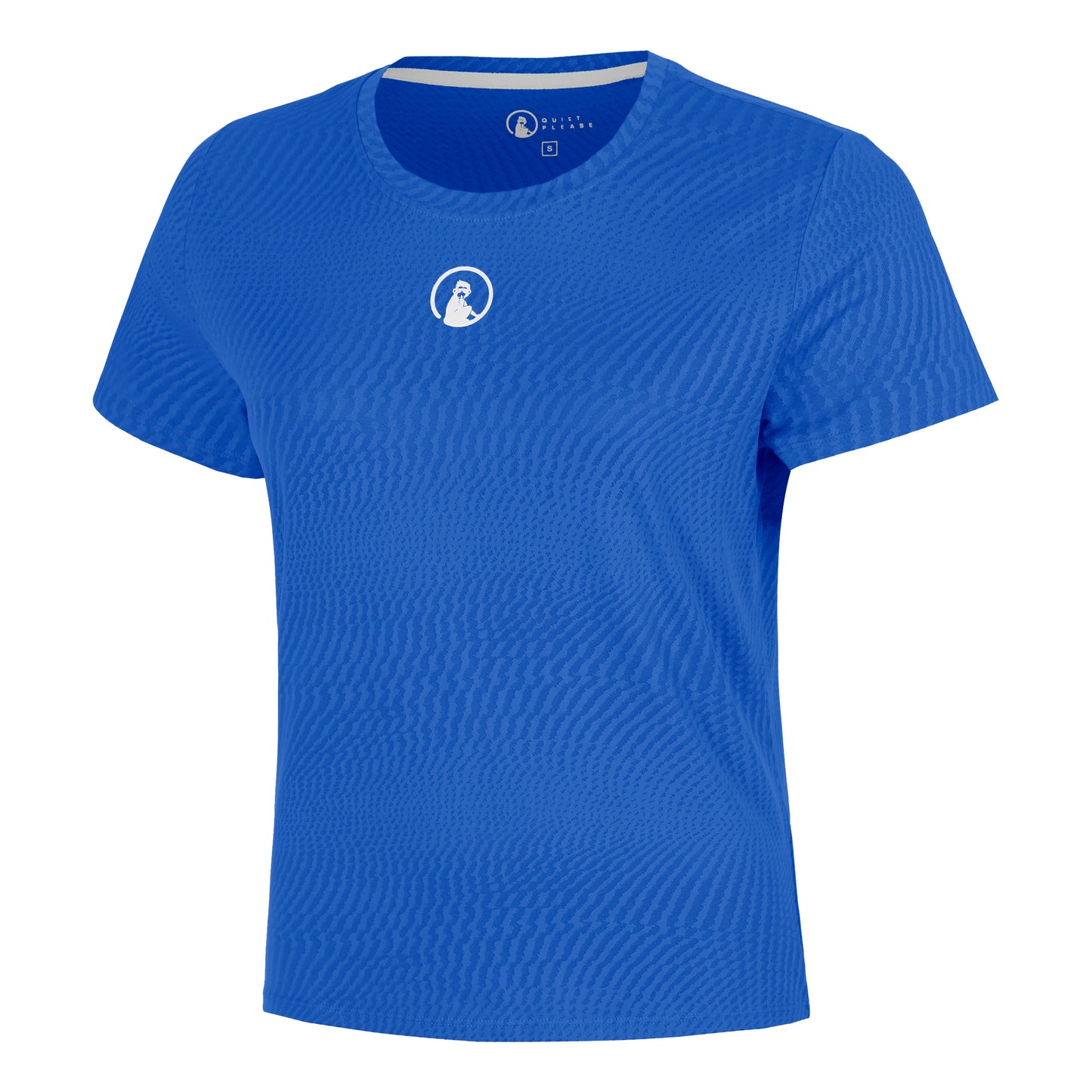 Quiet Please Spin T-Shirt Women - blue, white