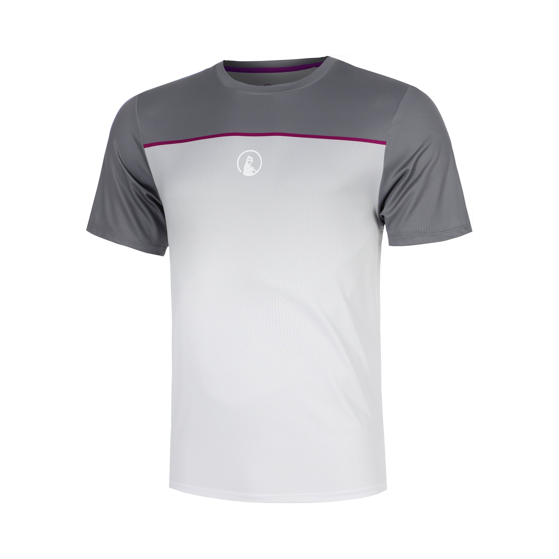 Quiet Please Receiver Faded T-Shirt Jungen - grau, weiß