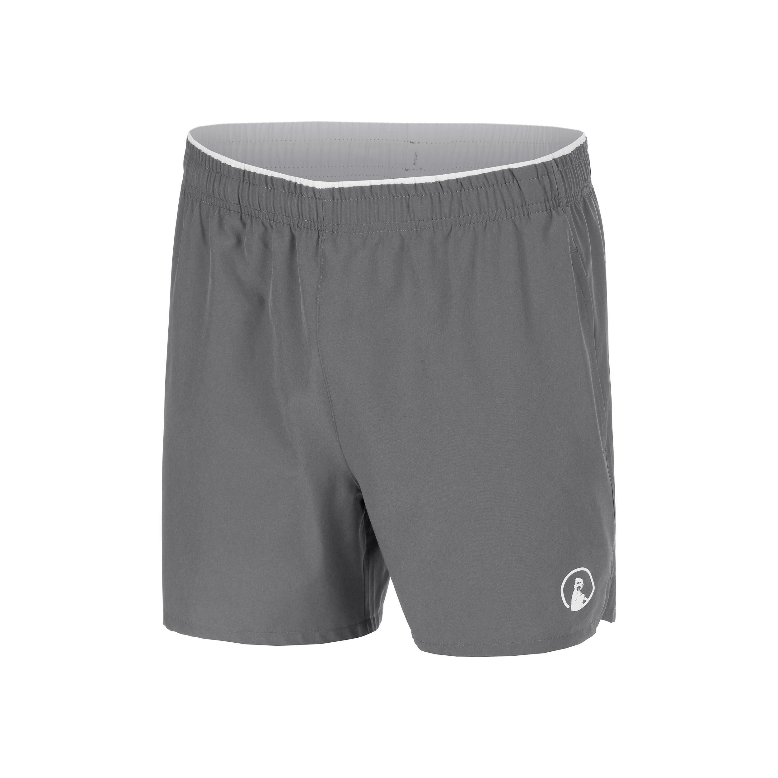 Quiet Please Smash Shorts Jungen - grau, weiß