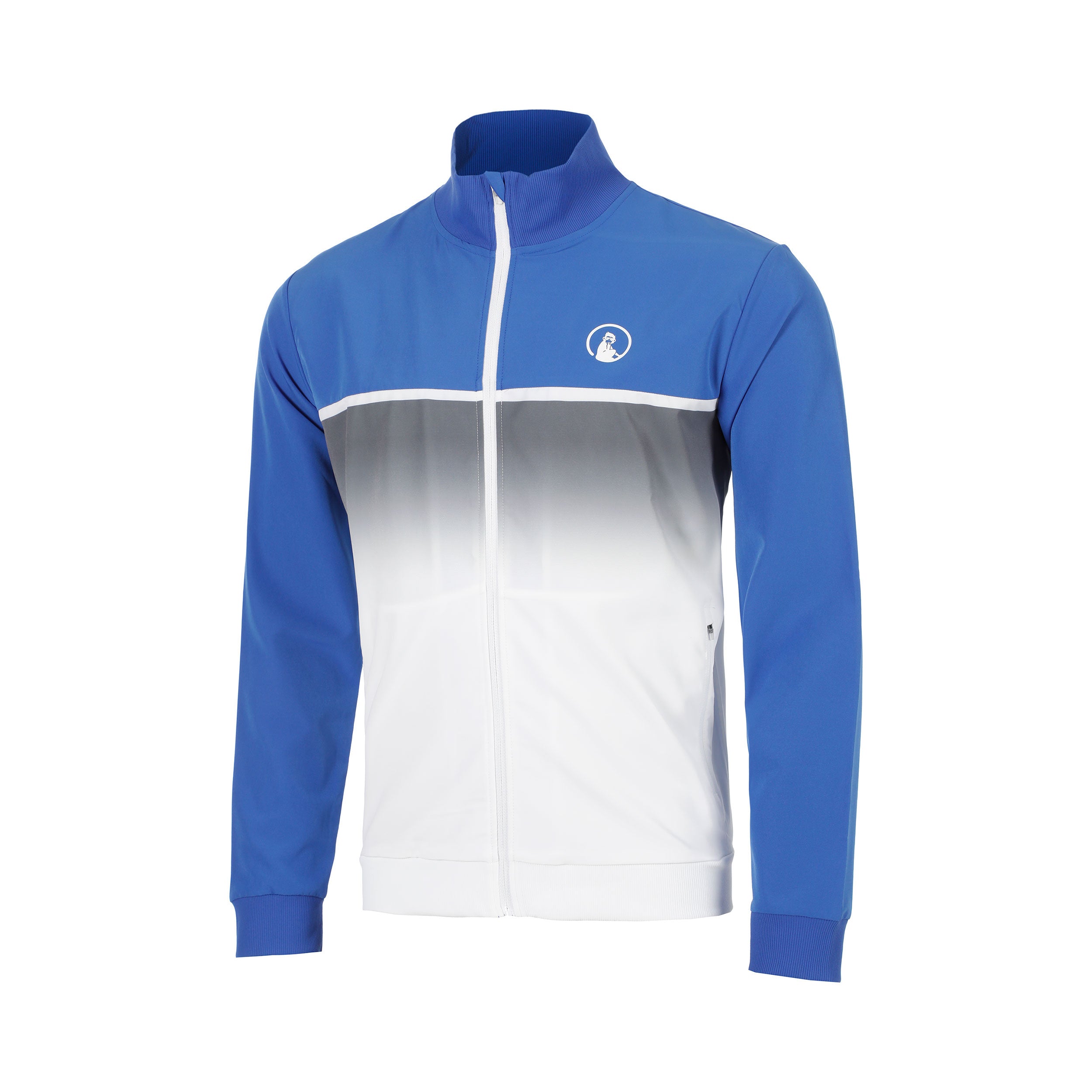 Quiet Please Faded Training jacket Boys - blue, white
