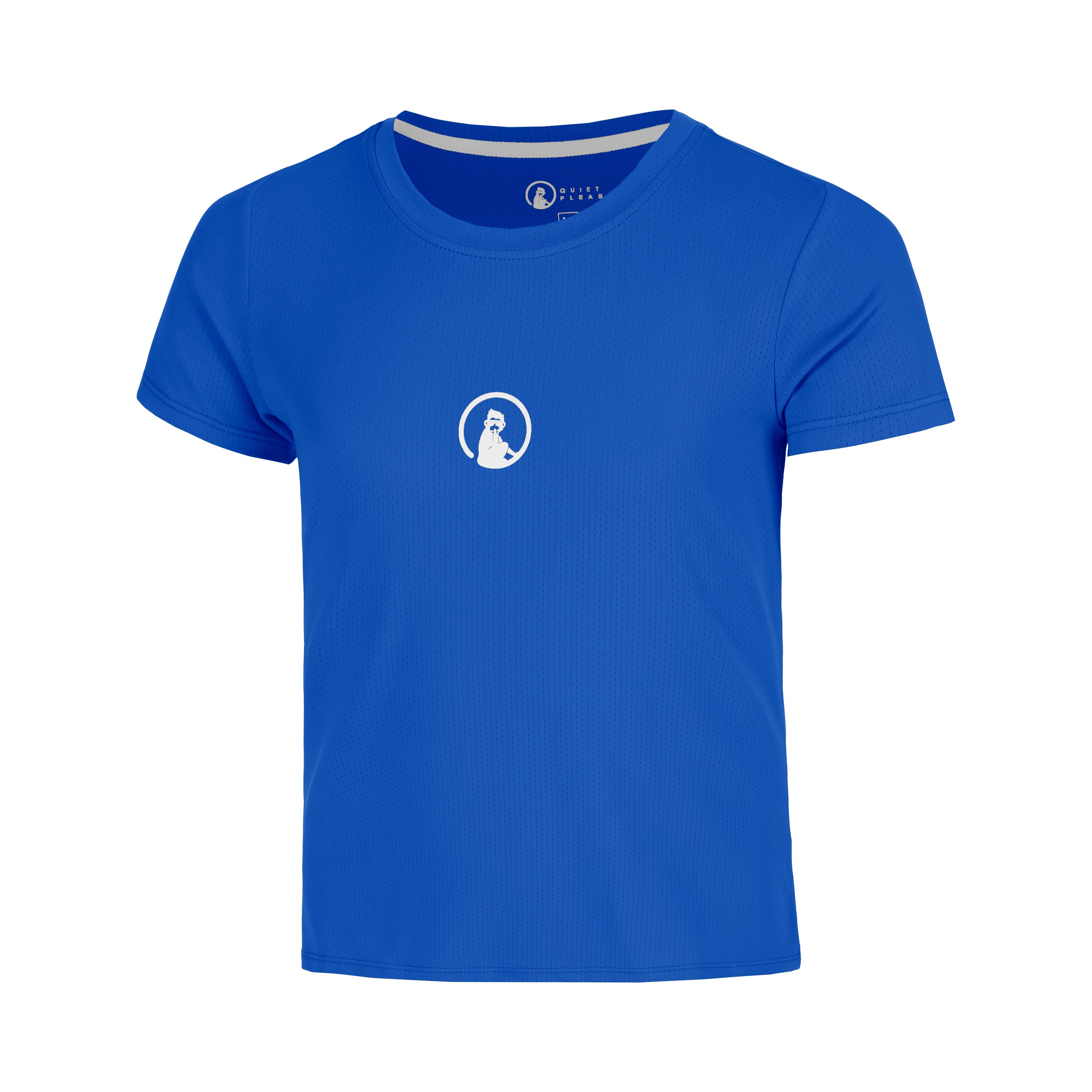 Quiet Please Retriever T-Shirt Mädchen-blau, weiß