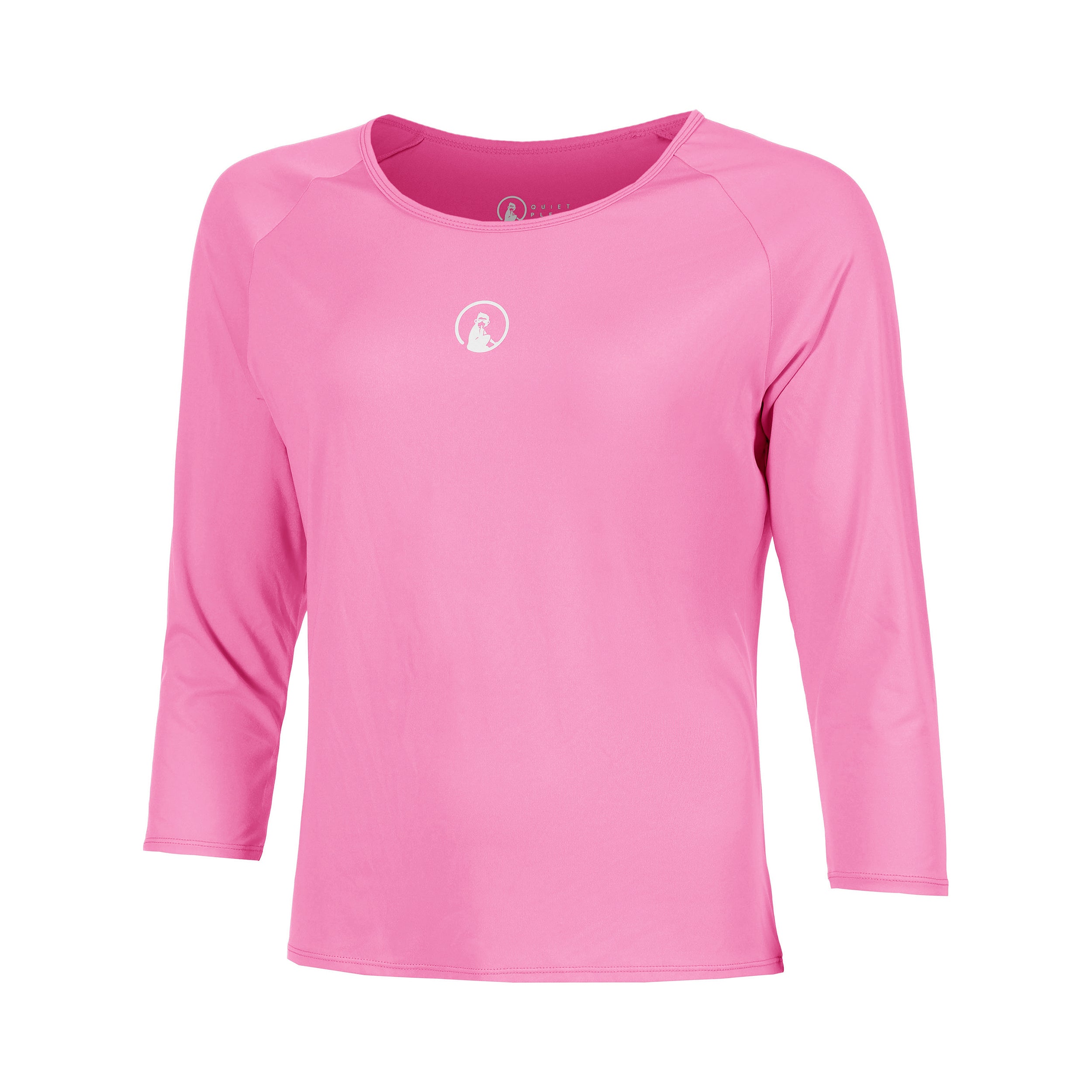 Quiet Please Crush Mixed Longsleeve Mädchen-pink, weiß