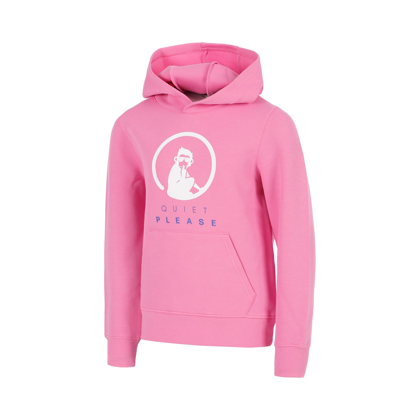 Quiet Please Crushaseline Logo Hoody Girls - pink, white