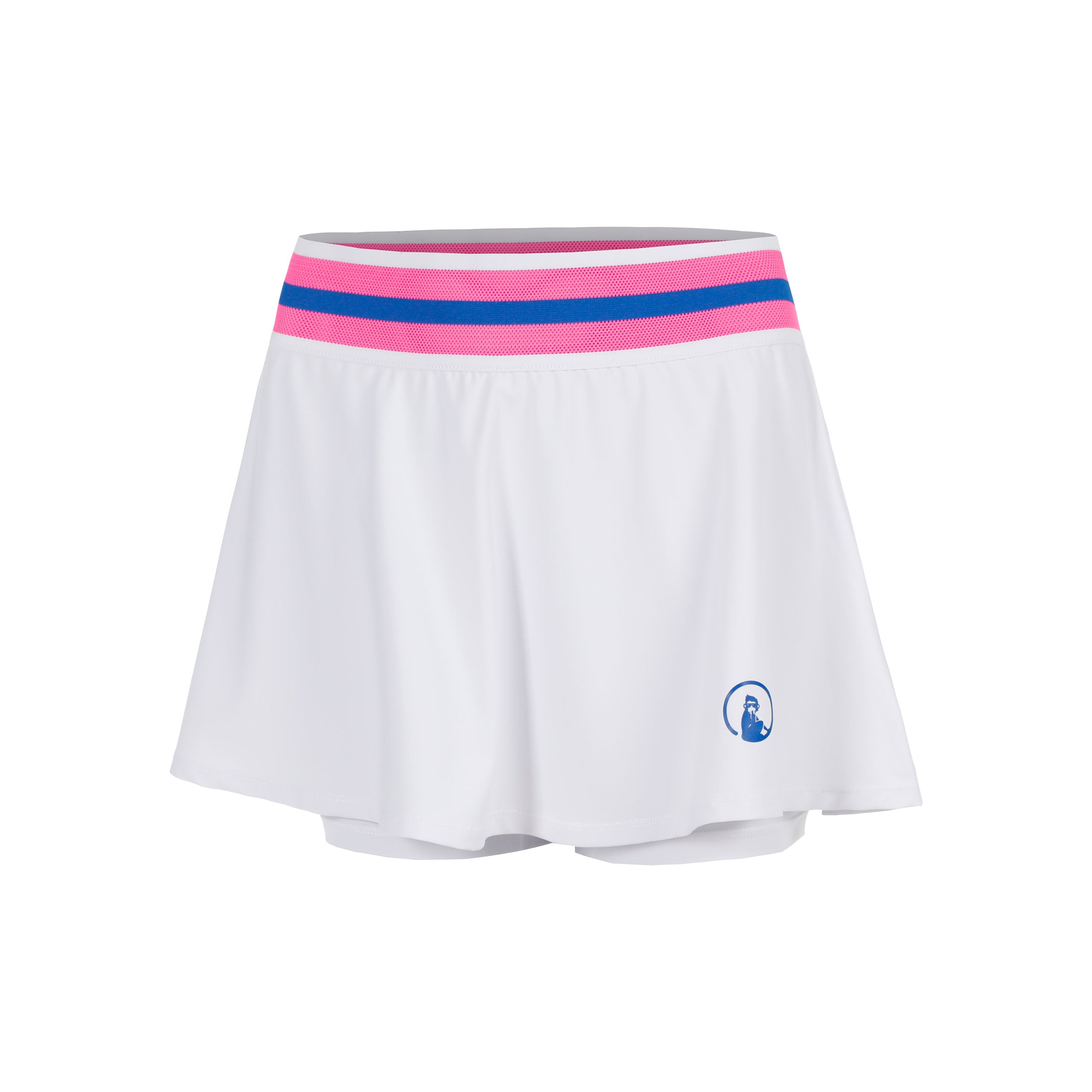 Quiet Please Bounce Skirt Girls - white, blue