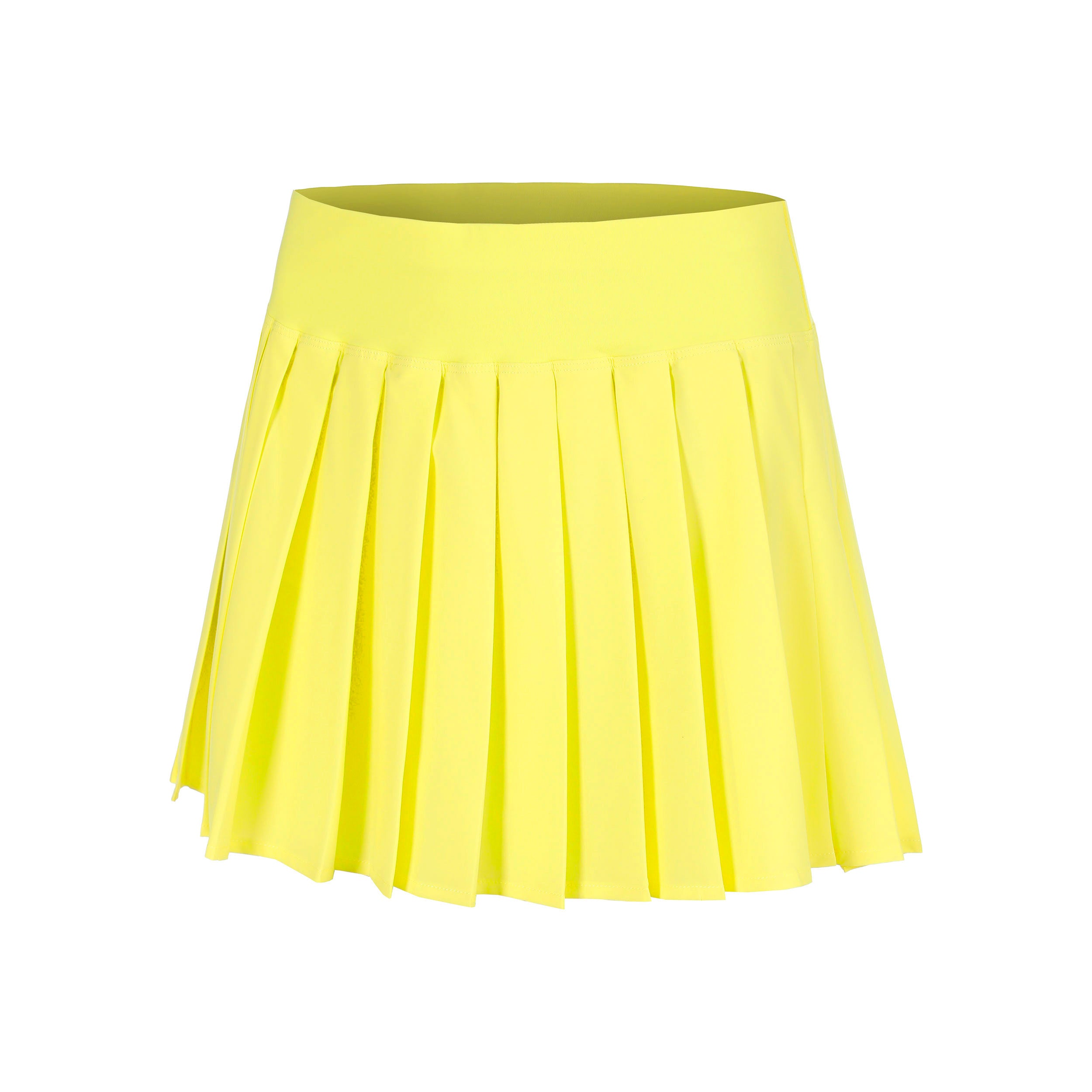 Quiet Please Love Pleated Skirt Girls - yellow, white