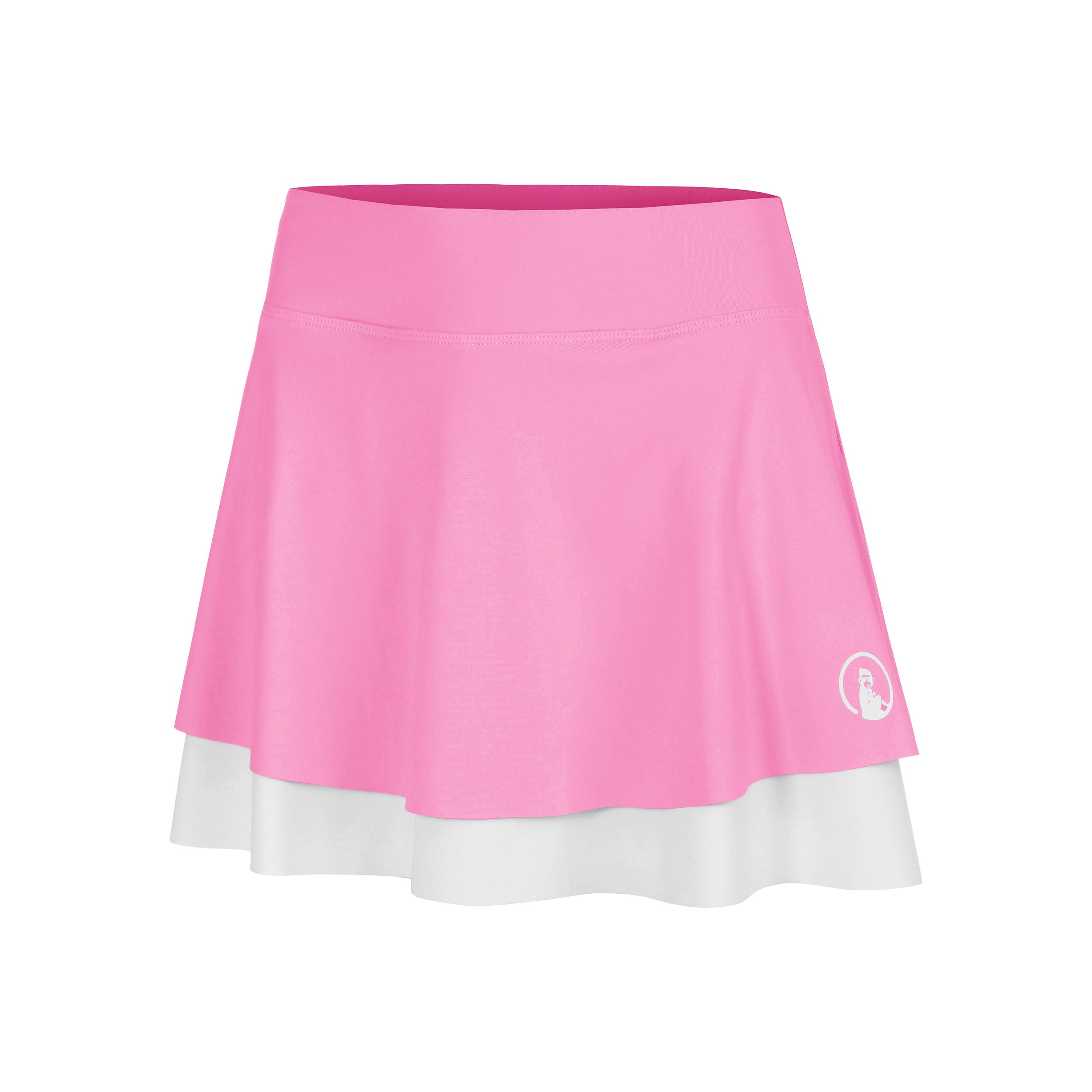Quiet Please Crush Rally  Skirt Girls-pink, white
