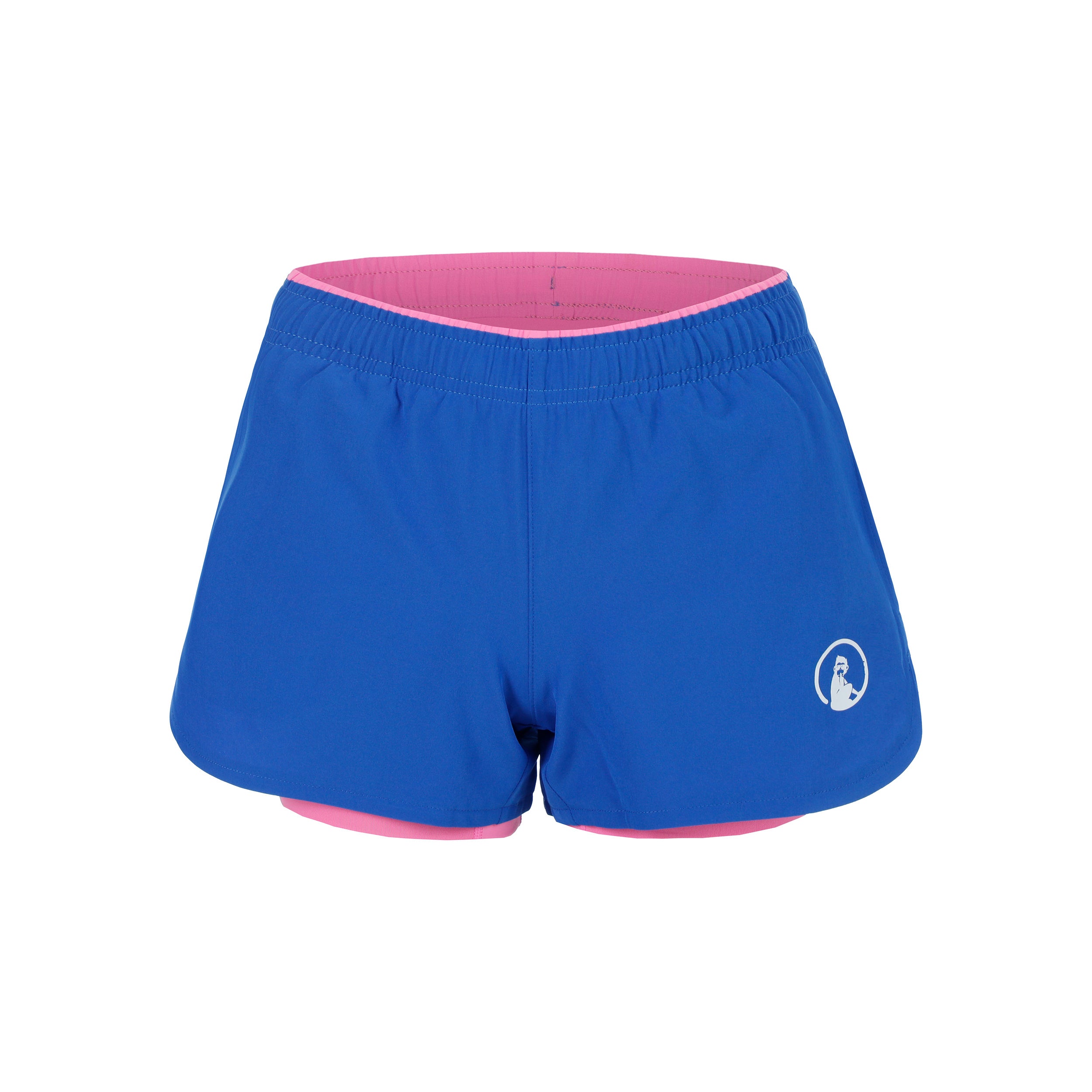 Quiet Please Point 2in1 Shorts Girls - blue, white