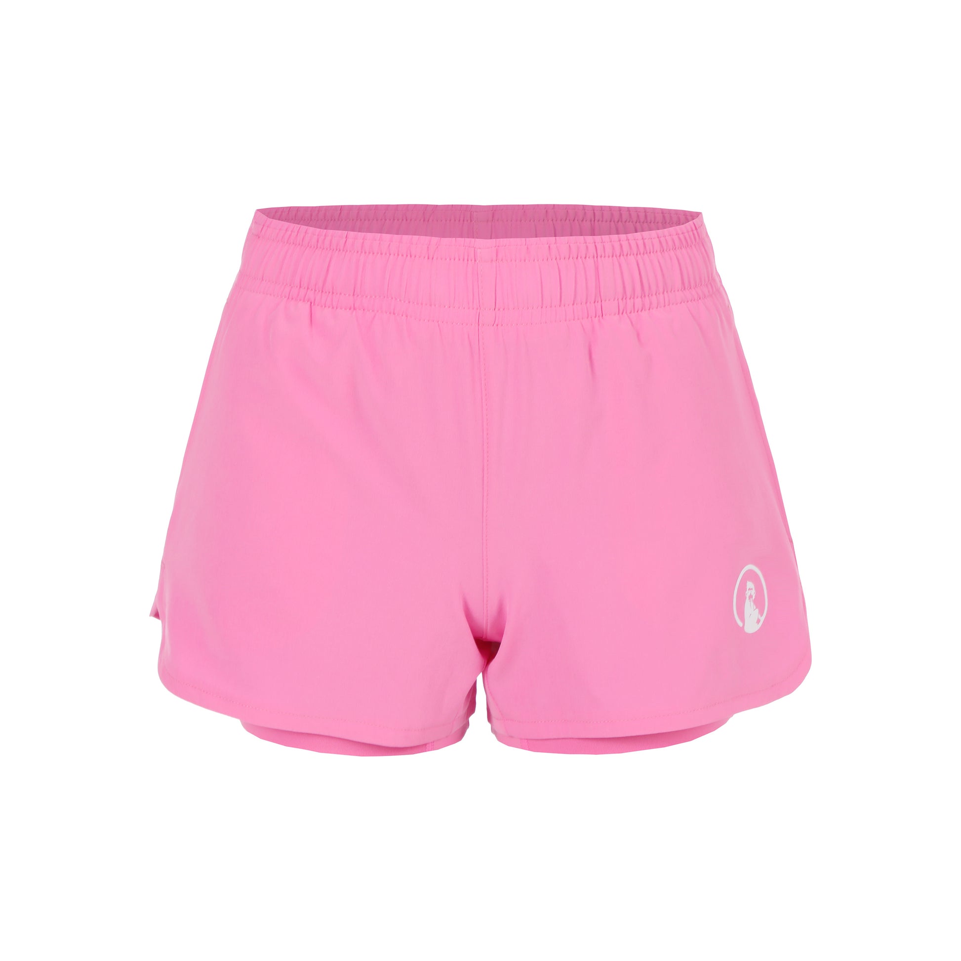 Quiet Please Point 2in1 Shorts Girls - pink, white
