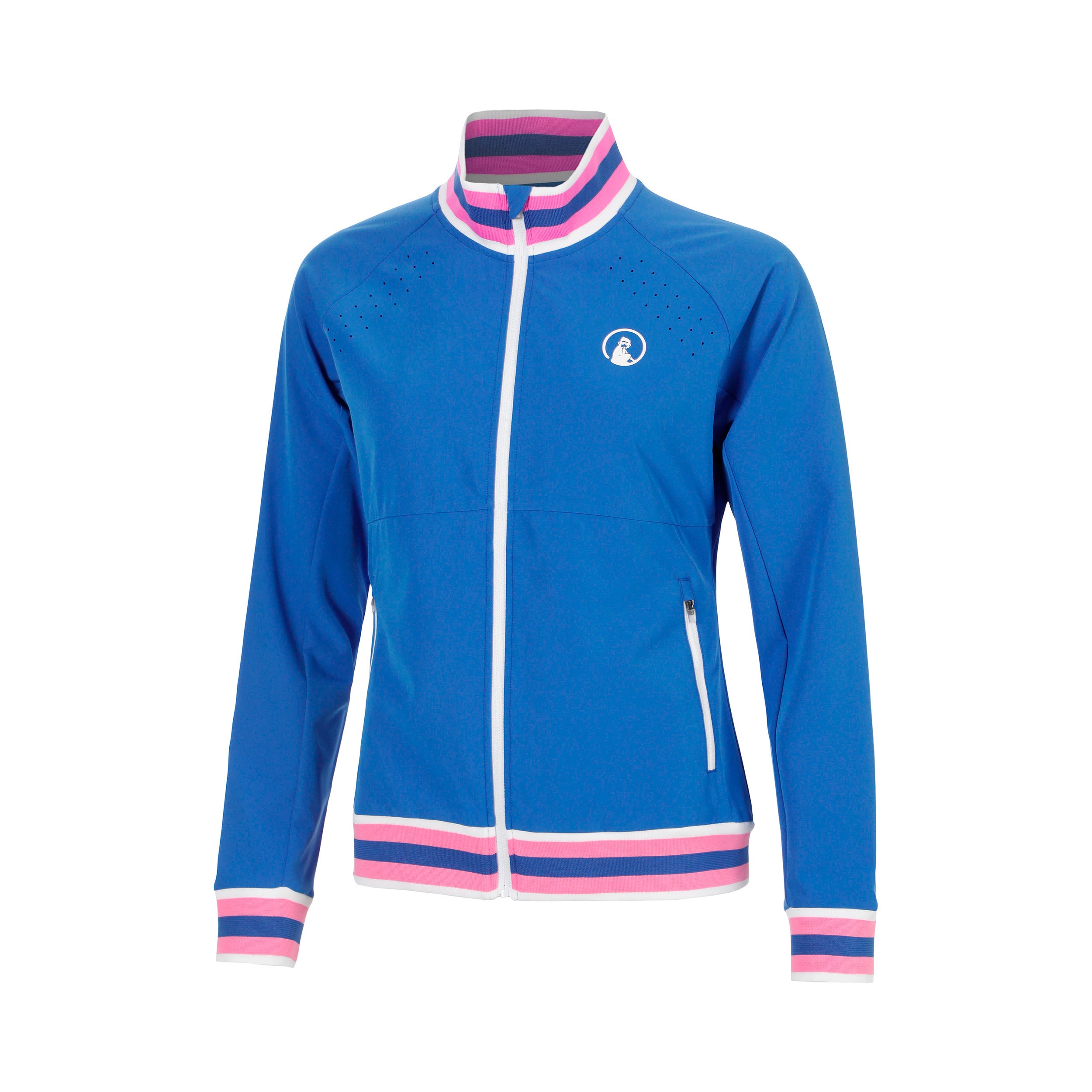Quiet Please Tipping Training jacket Girls - blue, white