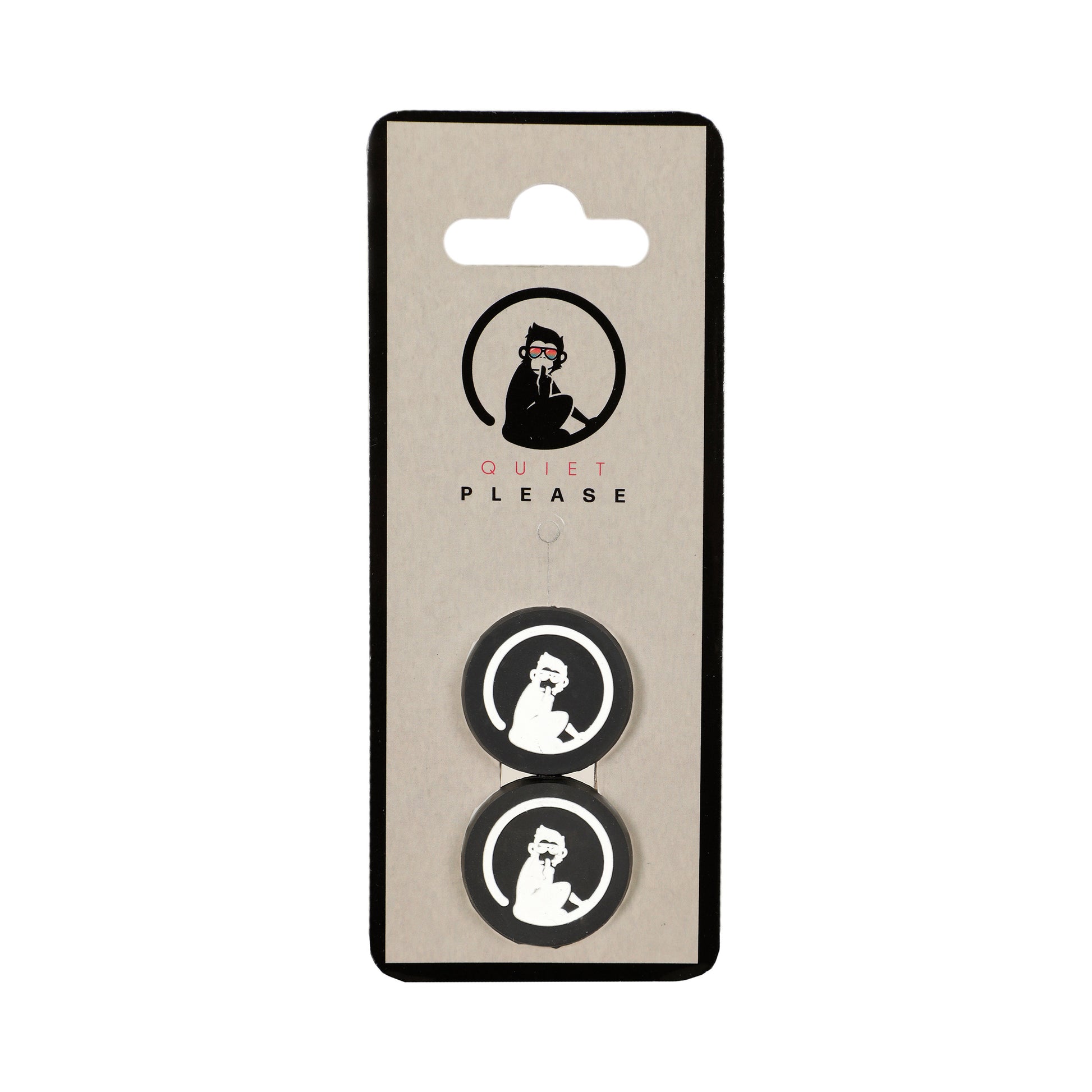 Quiet Please Dämpfer 2er Pack-Schwarz