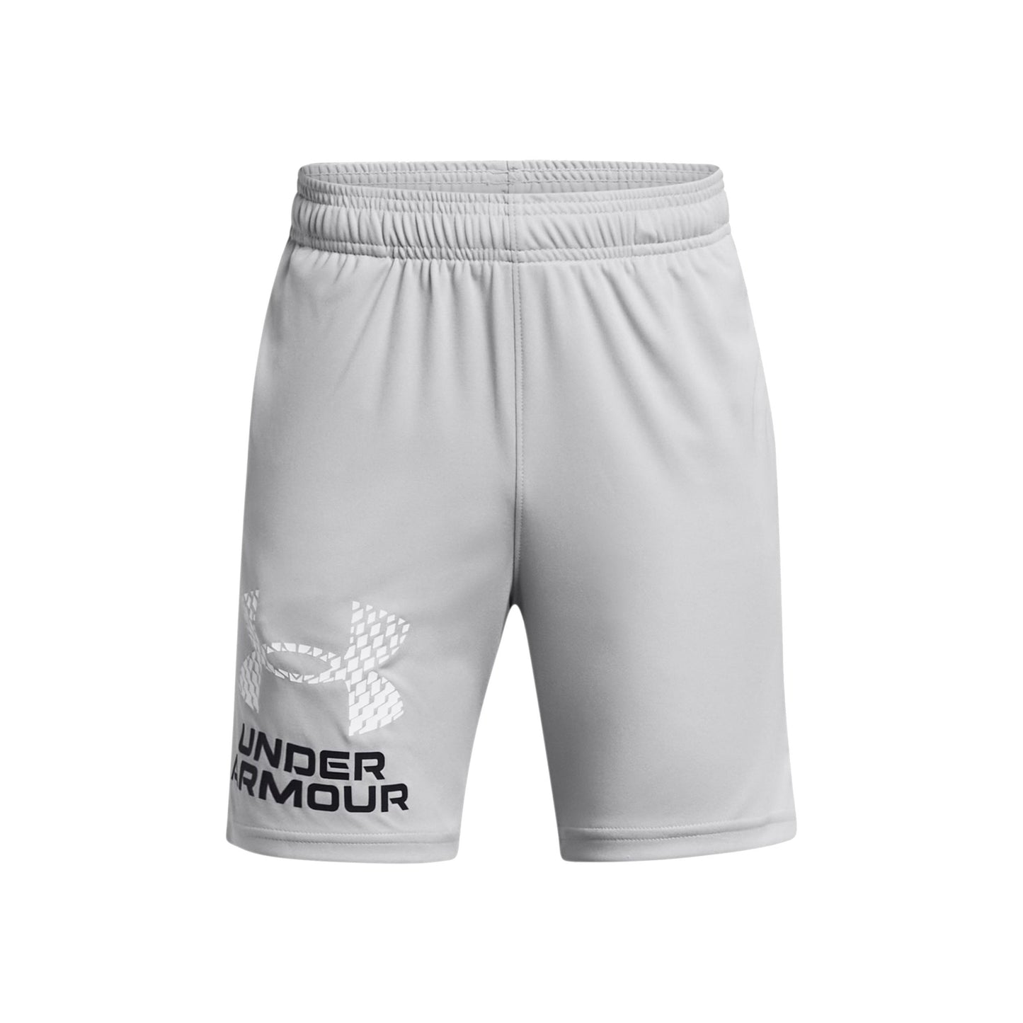 Under Armour Tech Logo Shorts Jungen-grau, weiß