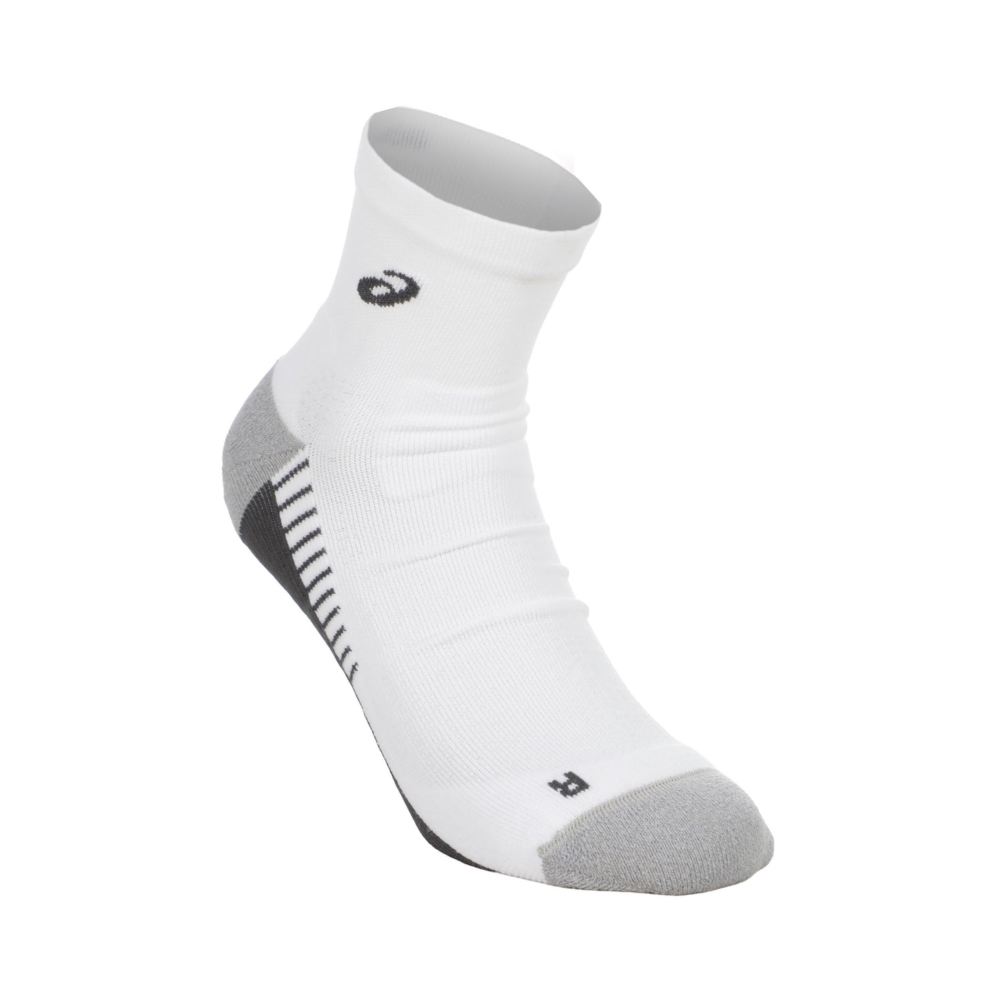 ASICS Performance Run Quarter Running Socks - white, black