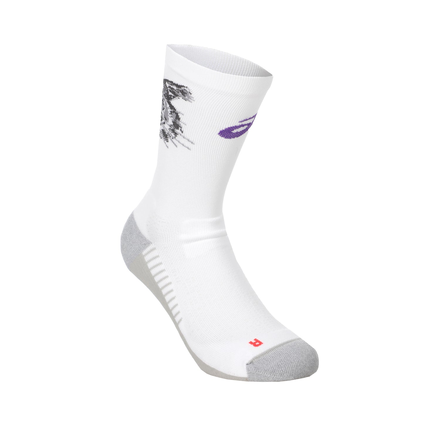 ASICS Performance Run Crew  Running Socks - white, red