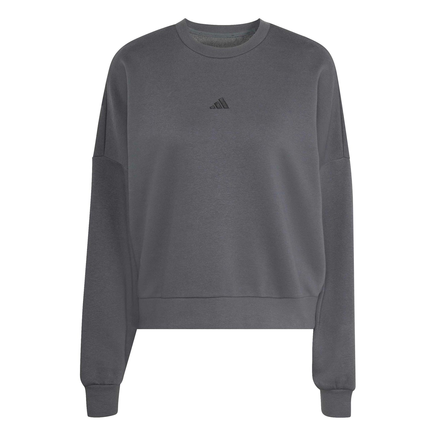 adidas Essentials Sweatshirt Damen-grau, schwarz