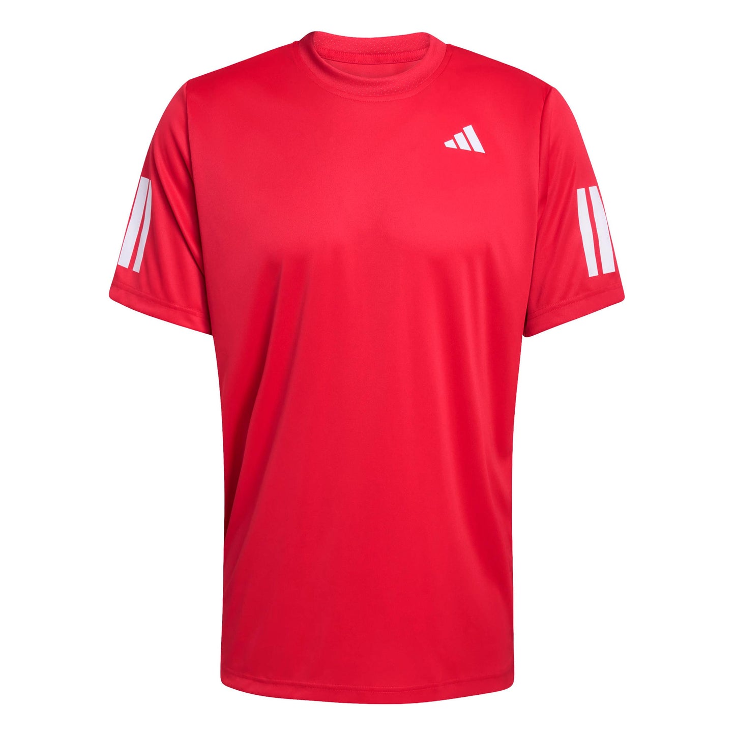 adidas Club 3Stripes T-Shirt Men - red, white