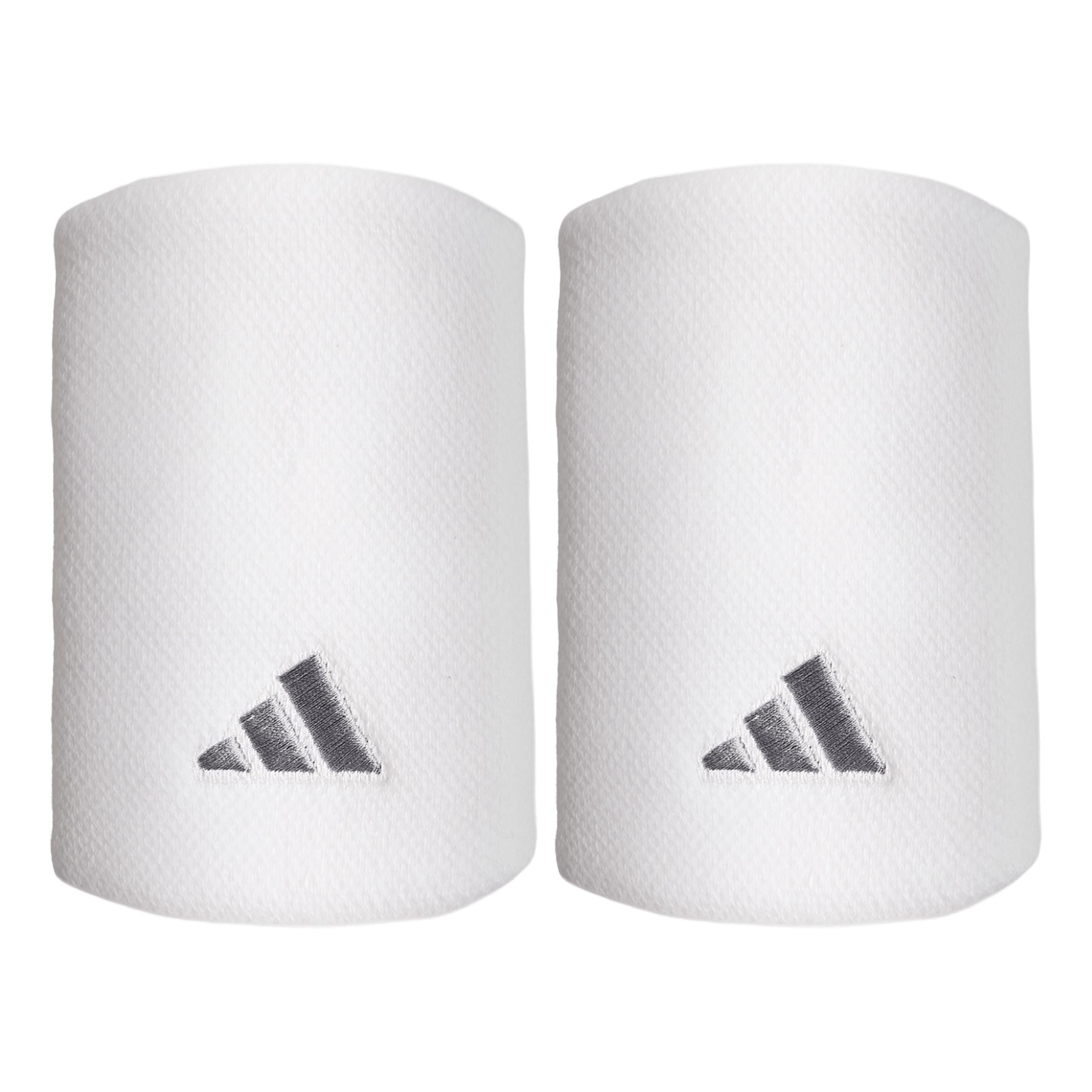 adidas Tennis Wristband Unisex - white, grey