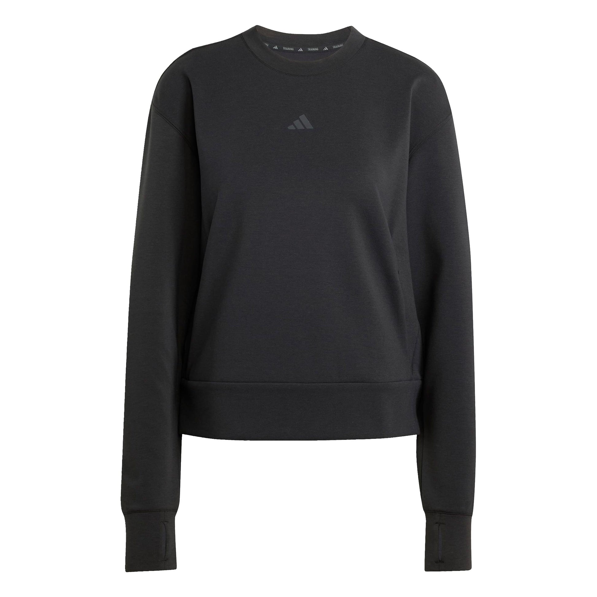 adidas D4T Knit Crew Sweatshirt Damen-schwarz