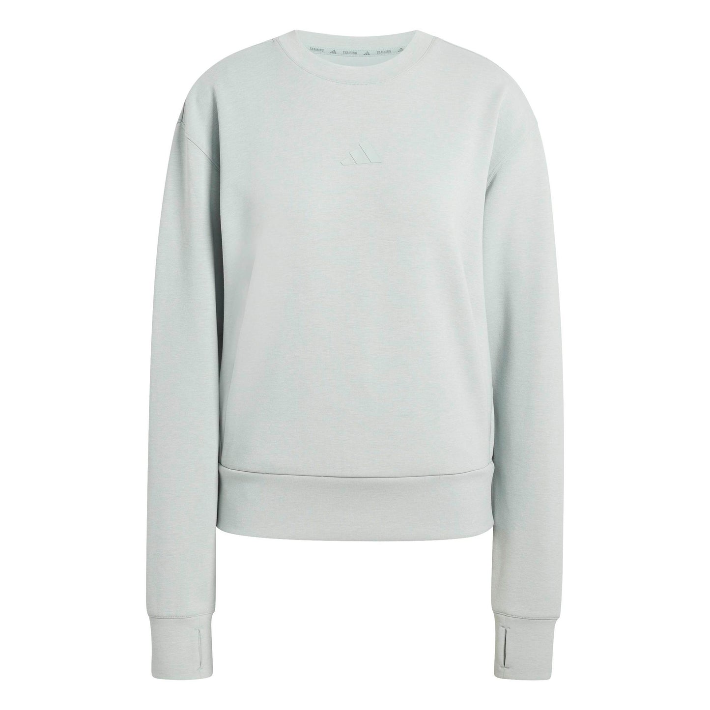 adidas D4T Knit Crew Sweatshirt Damen-salbei