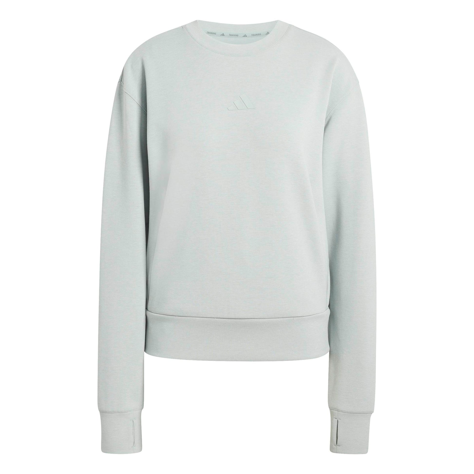 adidas D4T Knit Crew Sweatshirt Damen-salbei