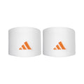 Tennis Wristband Unisex - white, orange