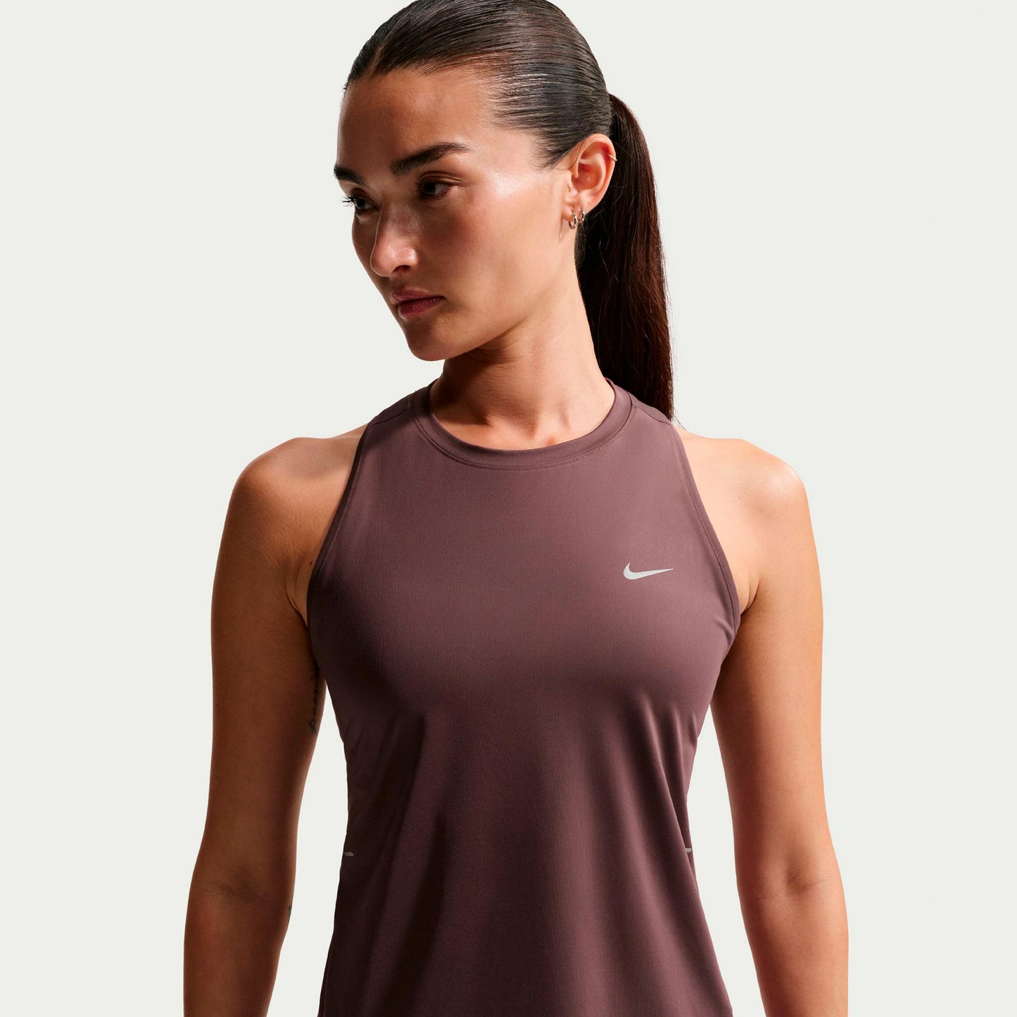 Nike Swift Running top Women - mauve, silver