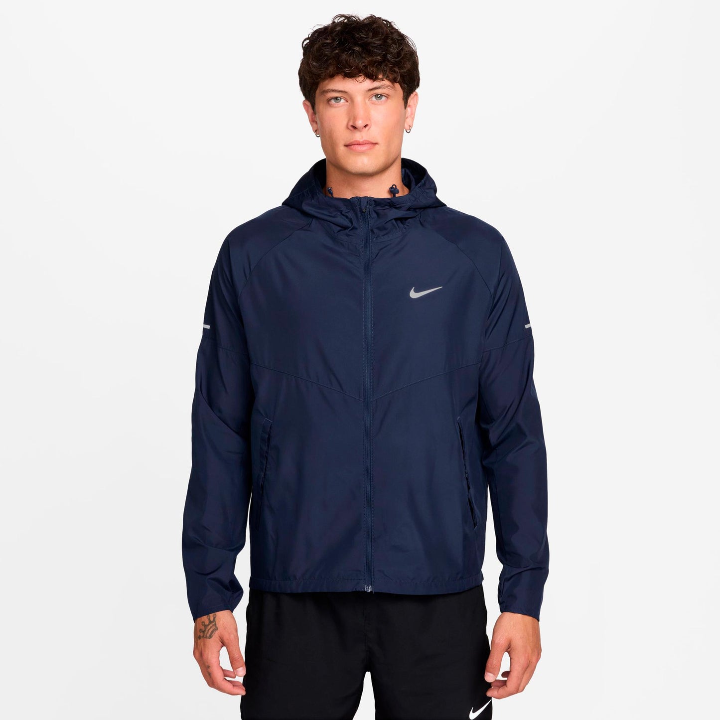 Nike Miler Running jacket Men - dark blue, silver