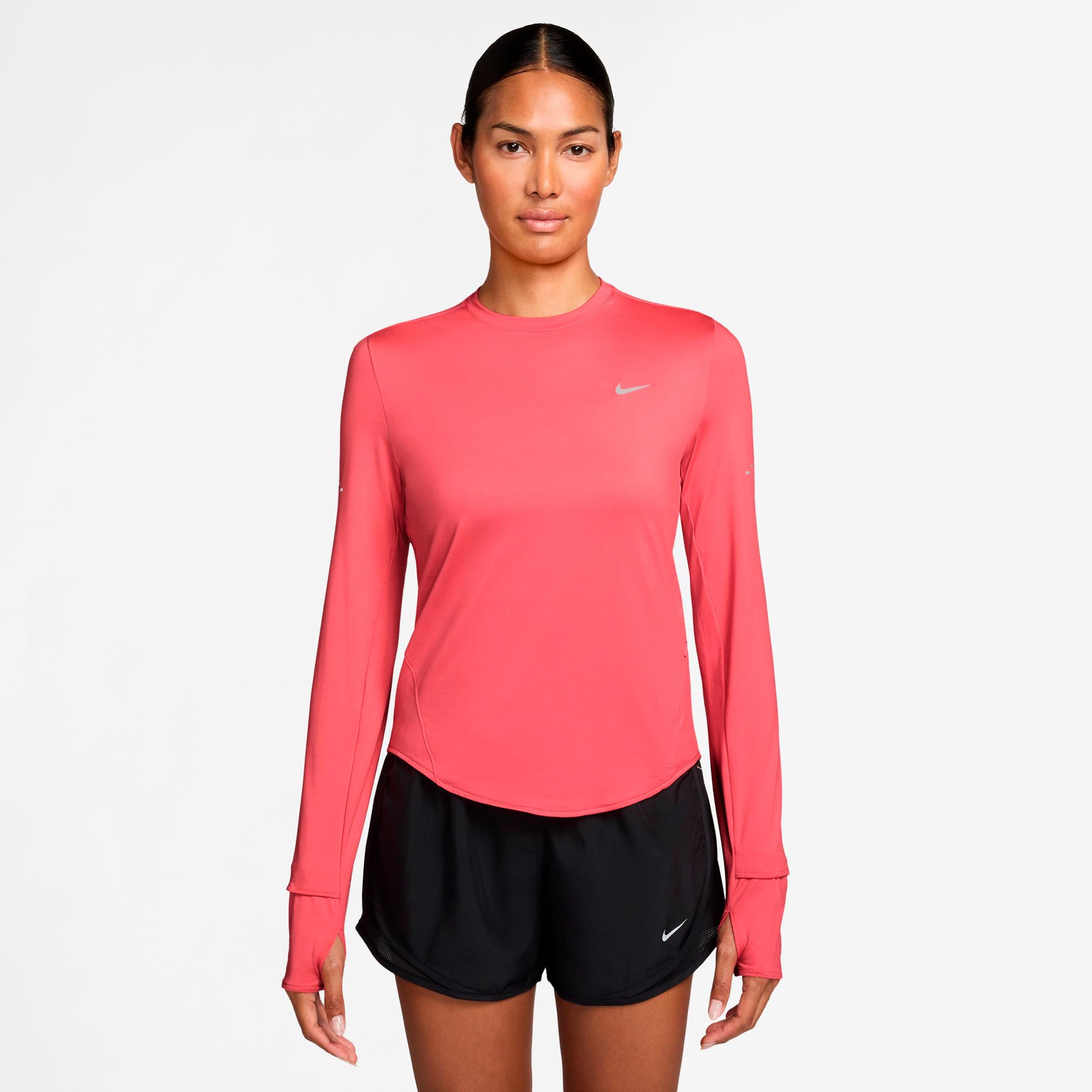 Nike Swift Running shirt Women - coral, silver