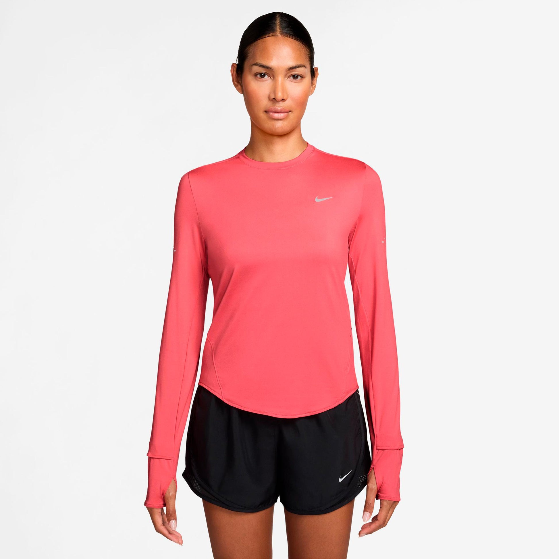 Nike Swift Running shirt Women - coral, silver