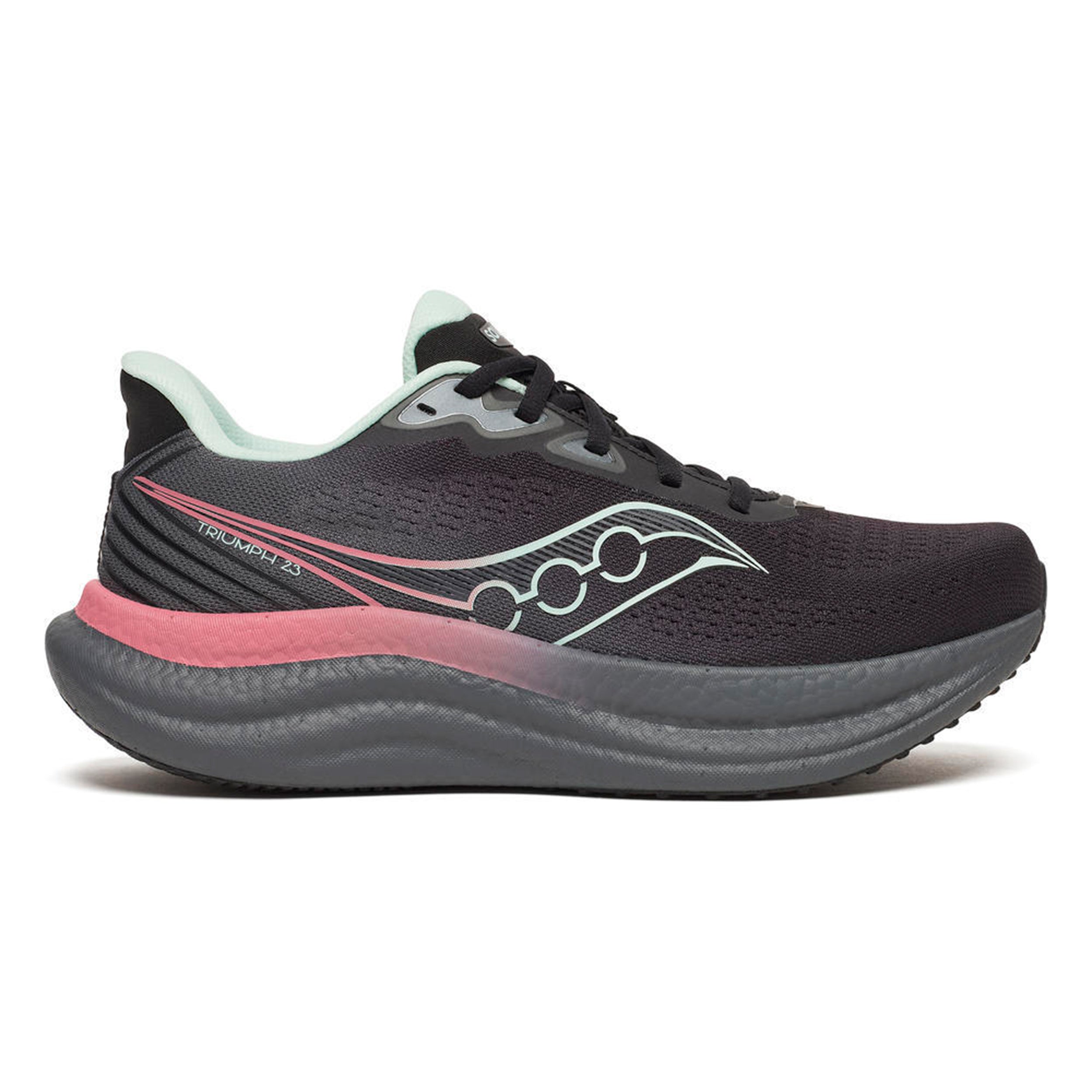 Saucony Triumph 23 Neutral running shoe Women - black, mint