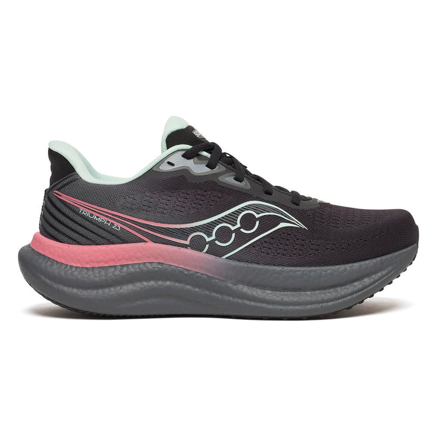 Saucony Triumph 23 Neutral running shoe Women - black, mint