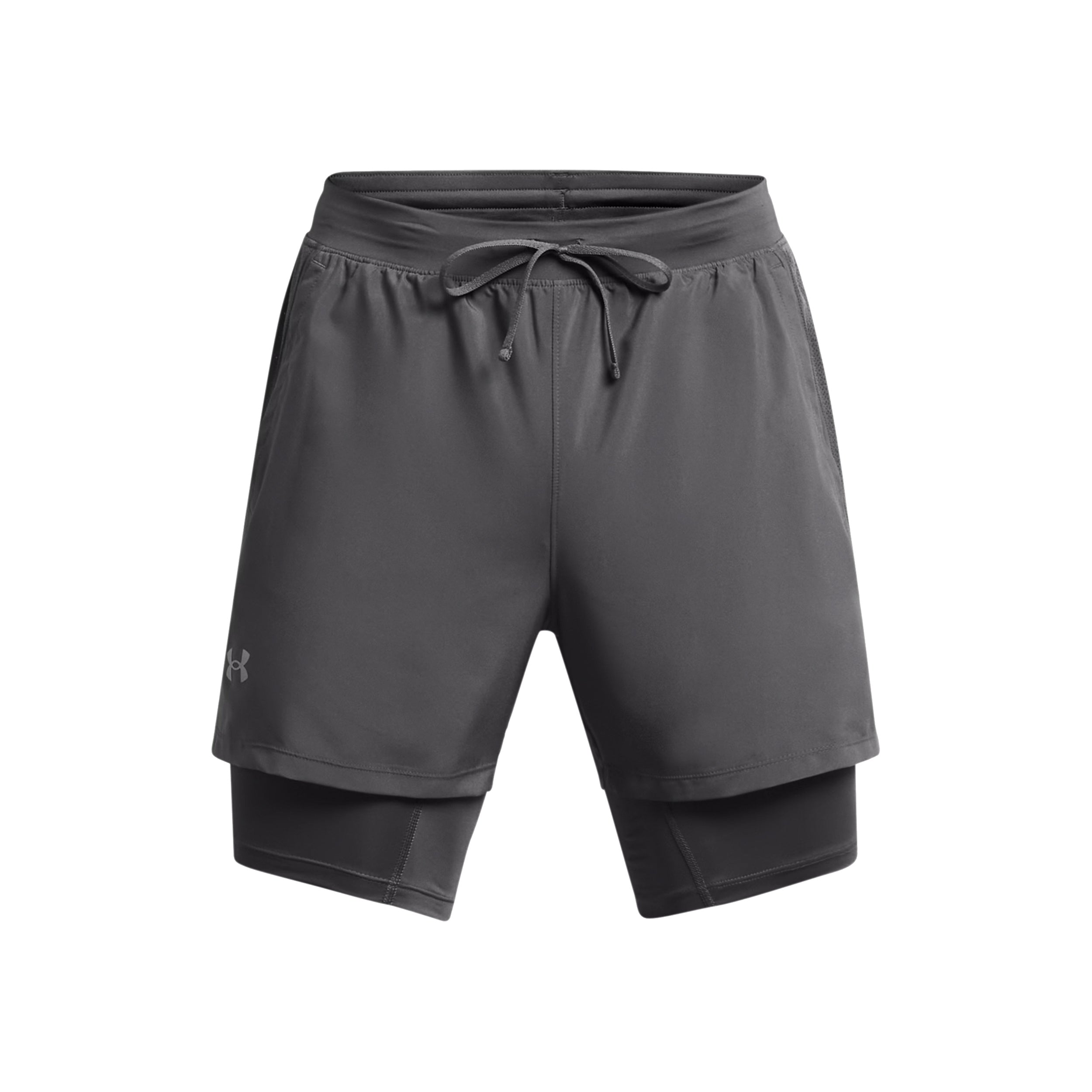 Under Armour Launch 5in 2in1  Running shorts Men-dark grey, dark grey