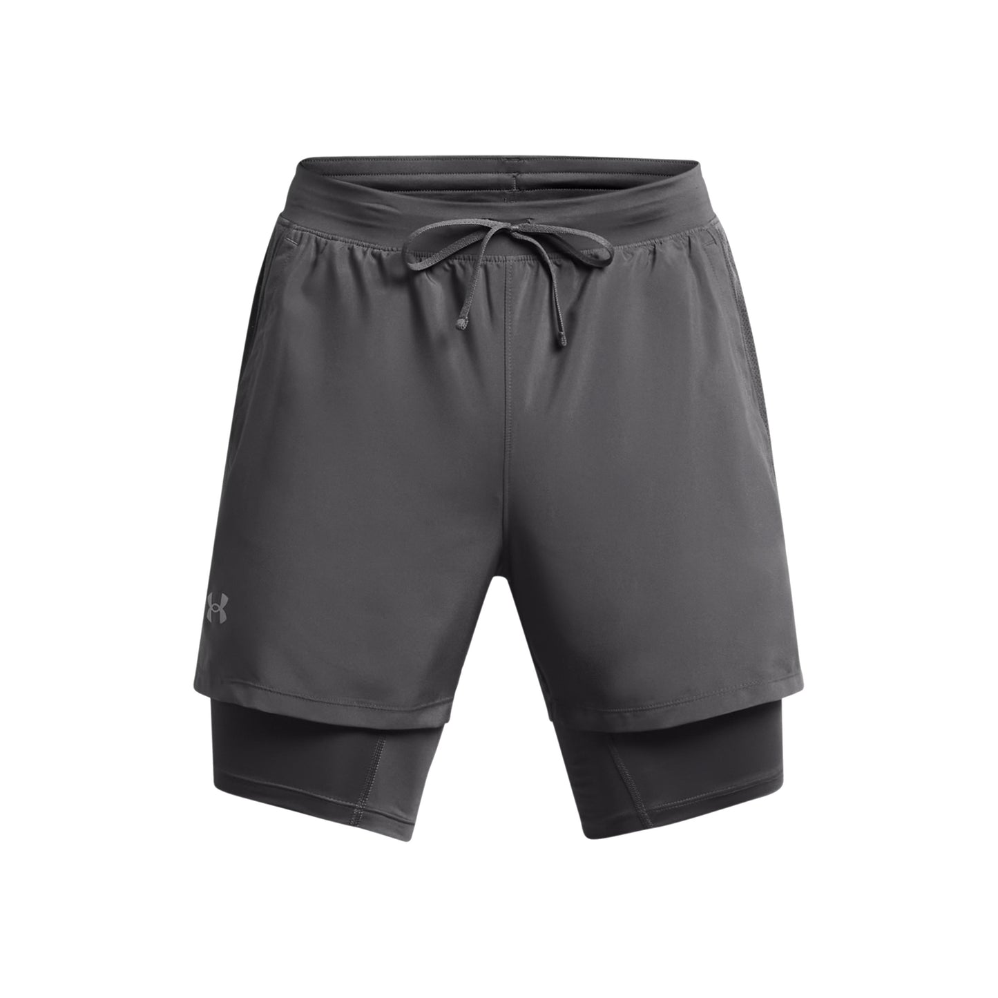 Under Armour Launch 5in 2in1  Running shorts Men-dark grey, dark grey
