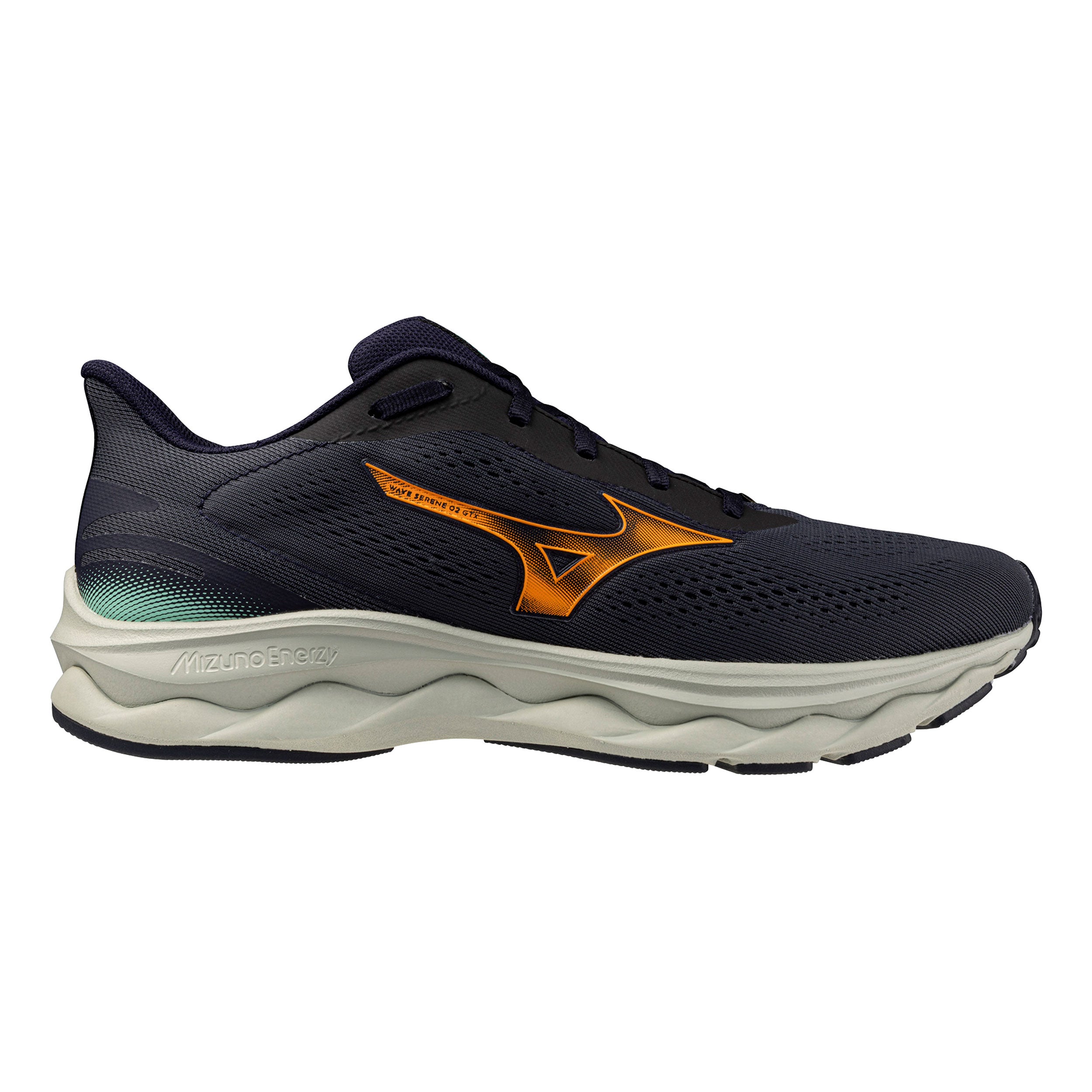 Mizuno Wave Serene GTX 2 Trail running shoe Men-dark blue, orange