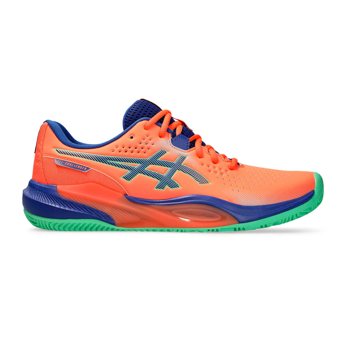 ASICS Gel-Challenger 15 Padelschuh Herren - koralle, blau