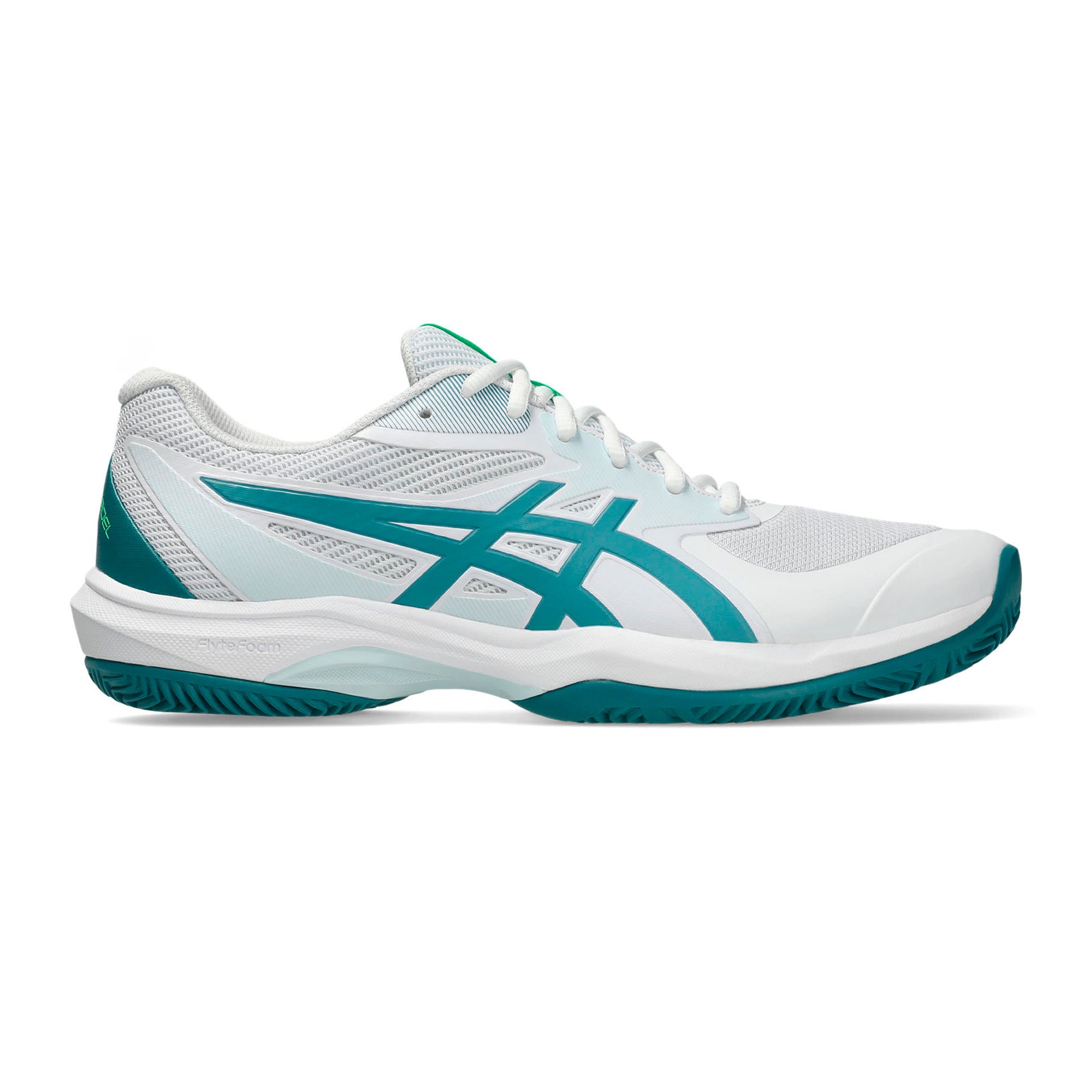 ASICS Game FF Padelschuh Herren - weiß, petrol