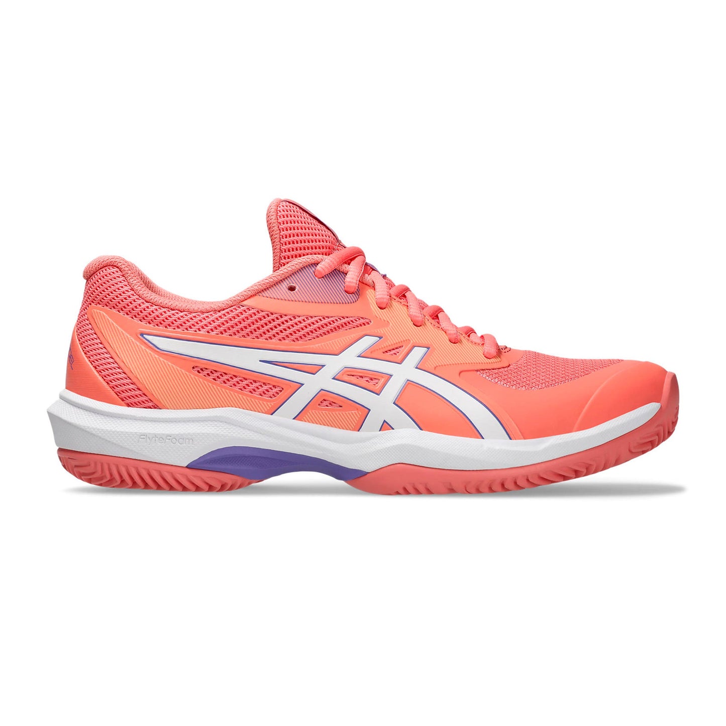 ASICS Game FF Padelschuh Damen - koralle, weiß