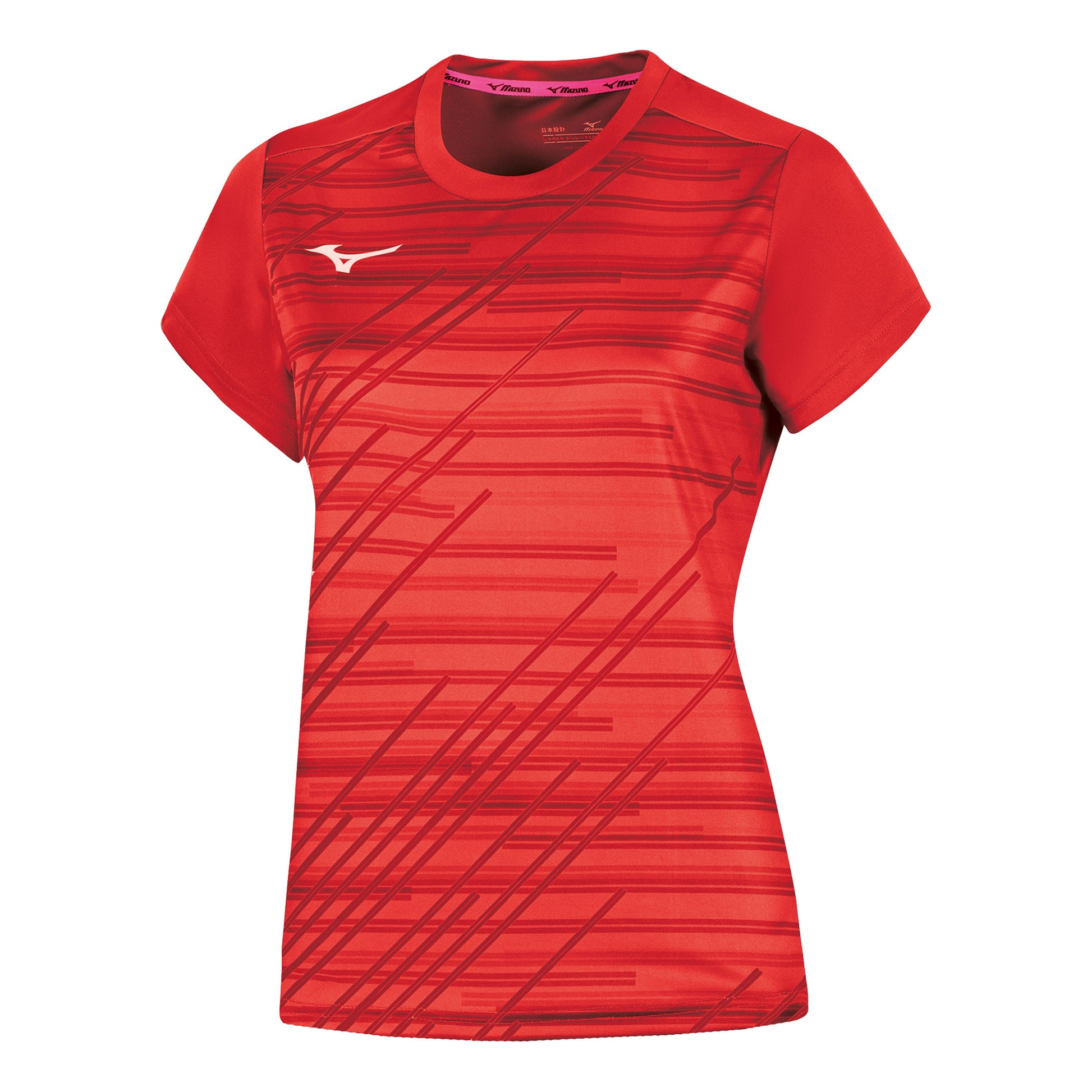 Mizuno Team Chiba T-Shirt Women-red