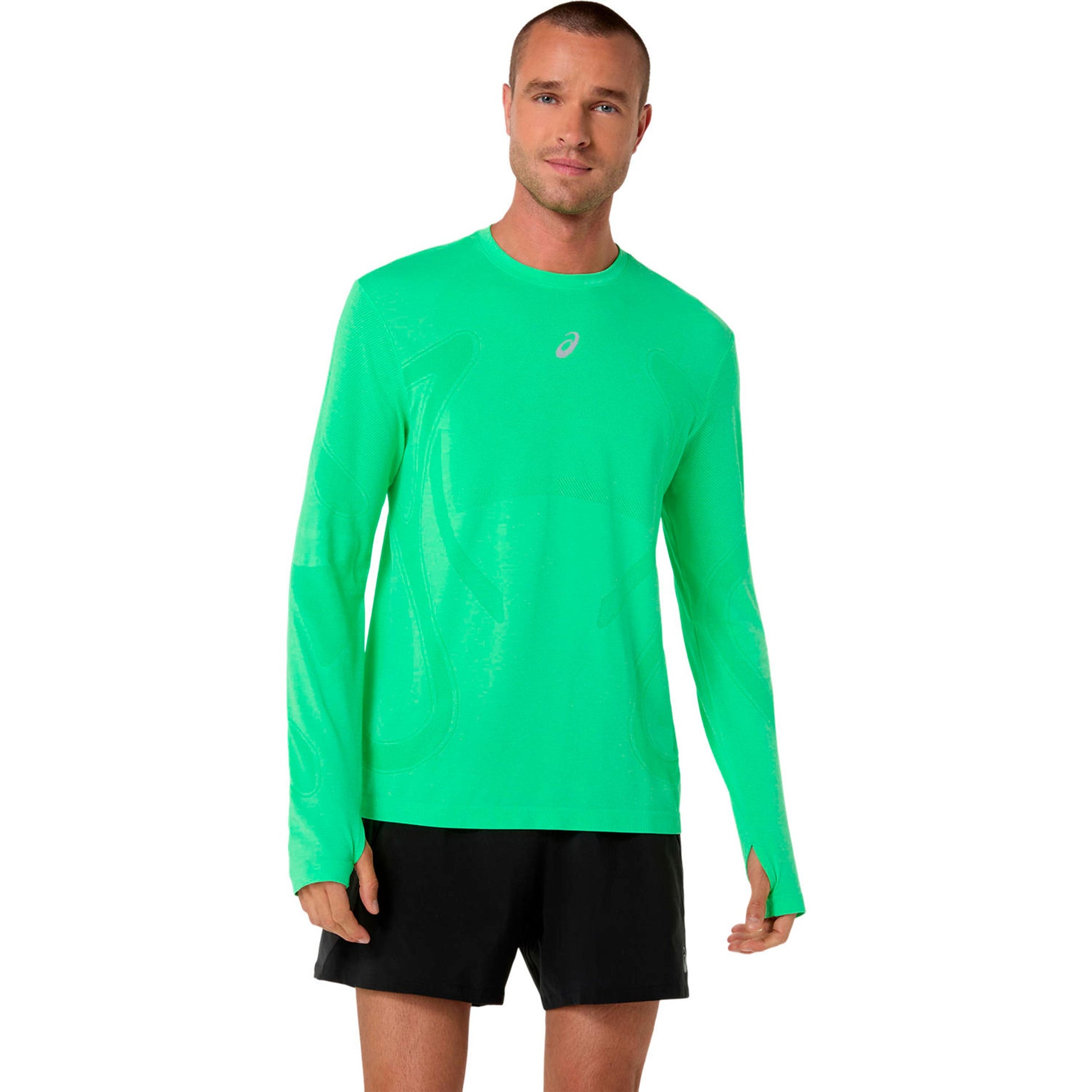 ASICS Road Seamless  Running shirt Men - green, green