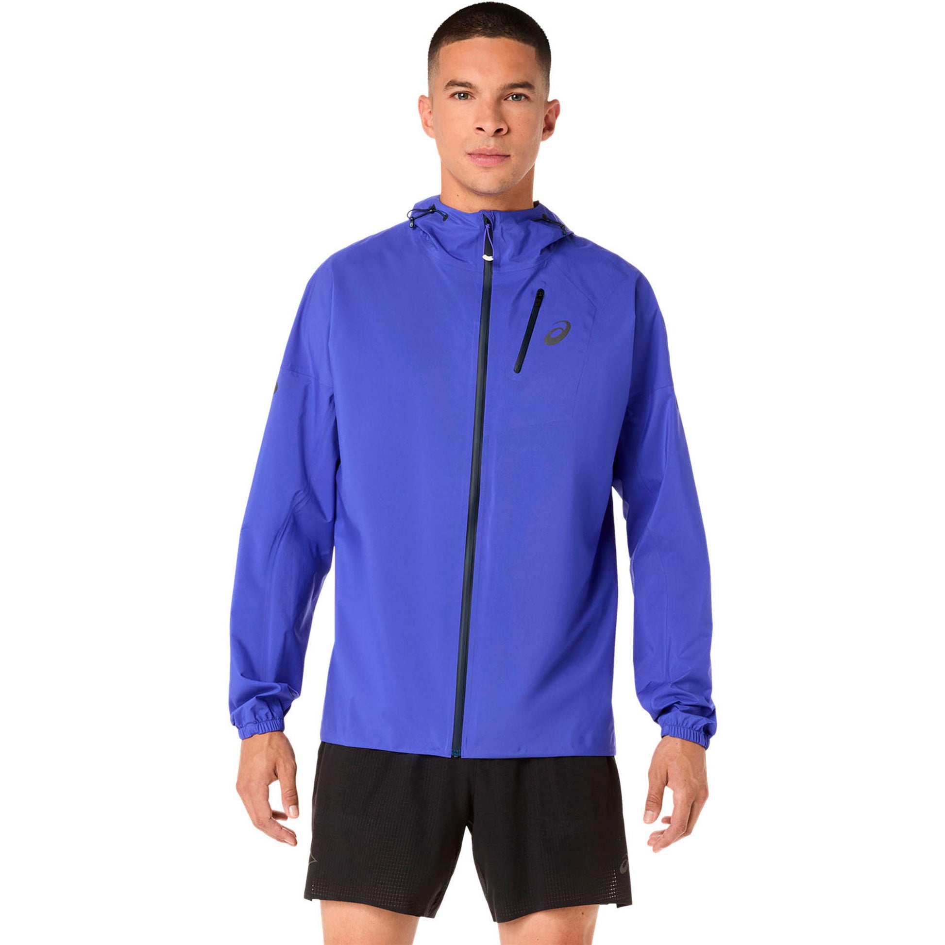 ASICS Fujitrail Elite Waterproof Running jacket Men-blue, dark blue