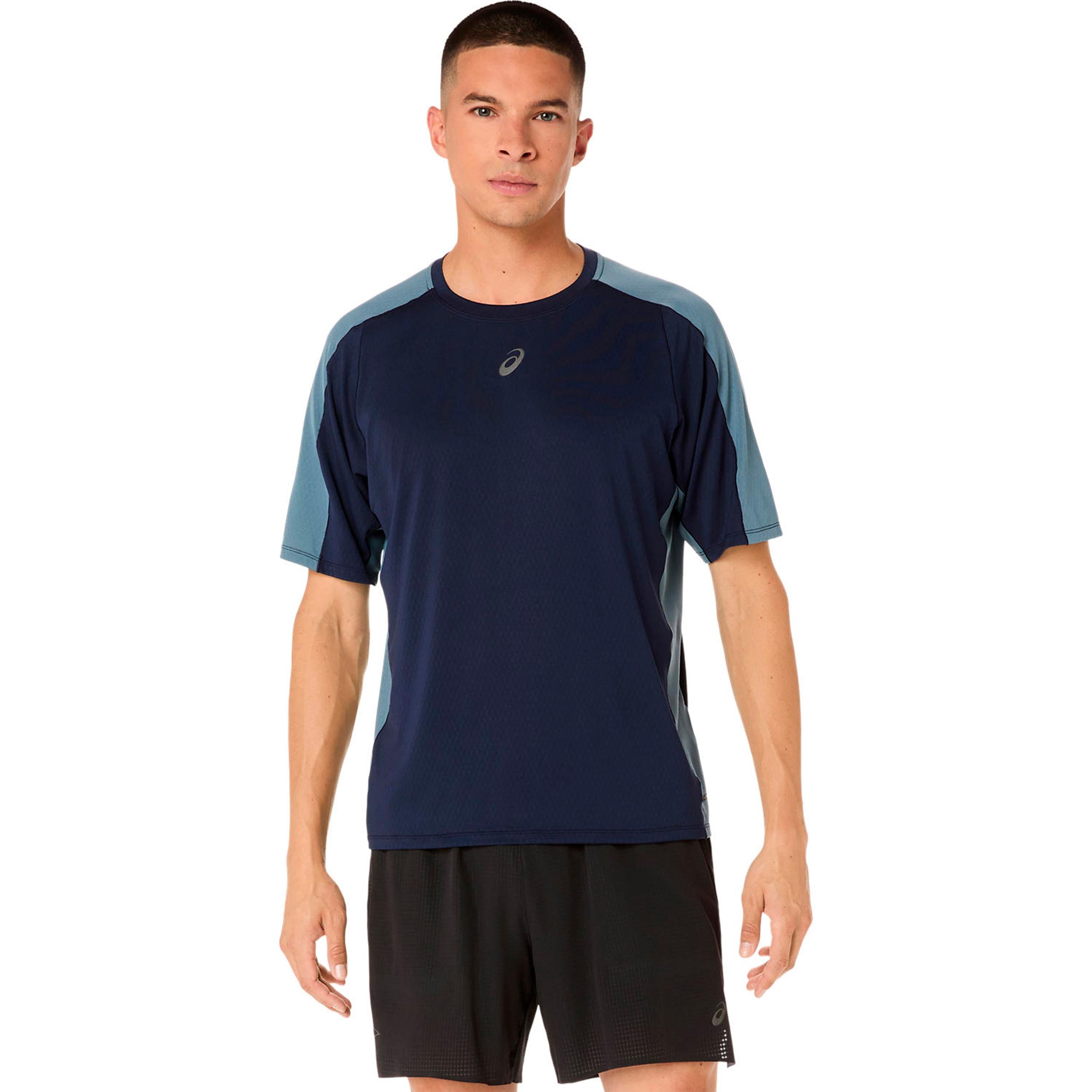 ASICS Fujitrail Elite Running shirt Men-dark blue, grey